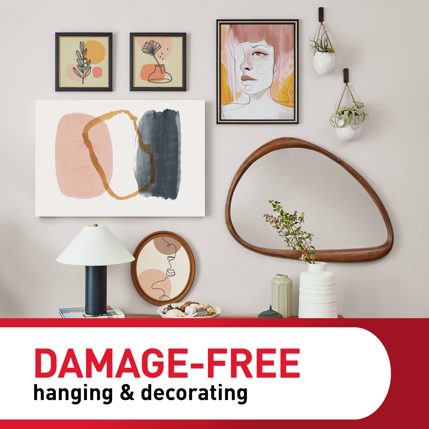 Command Universal Frame Hangers, 1 Command Hanger, 8 Command Strips, Damage Free Hanging of Dorm Room Decorations - Image 6