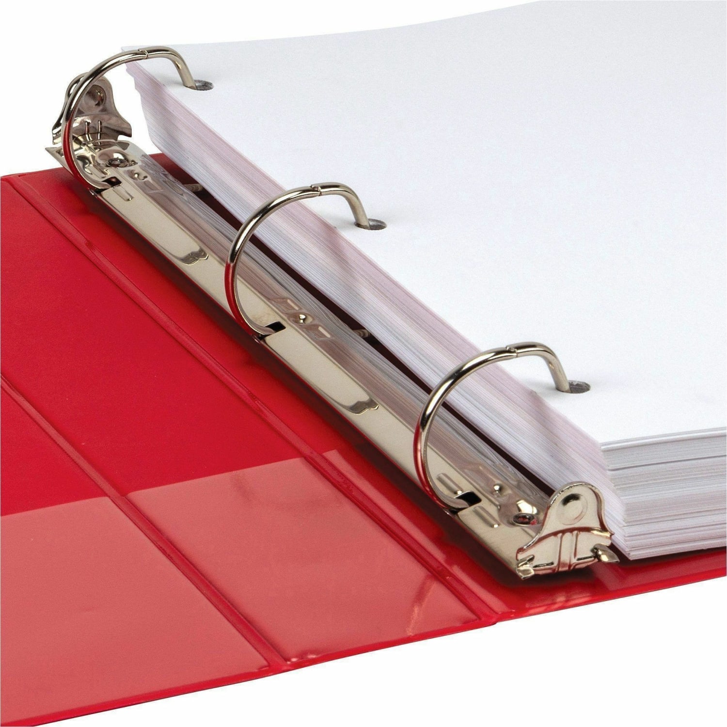 Samsill Durable 1.5 Inch Binder, , D Ring Customizable Clear View Binder, Basic Assortment, 4 Pack, Each Holds 350 Page (MP46458) - MP46458 - Image 4