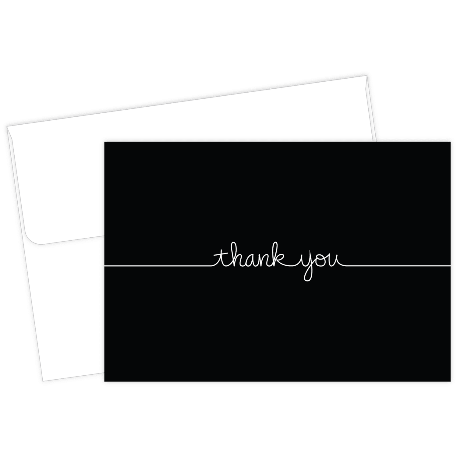 Great Papers! Thank You Note Cards, 4-7/8in x 3-3/8in, Grace/Black, Pack Of 50 Note Cards - Image 3