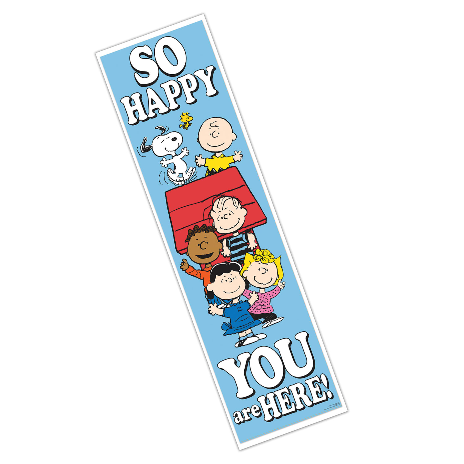 Eureka Peanuts So Glad You Are Here! Vertical Banners, 12in x 45in, Bundle Of 6 Banners - Image 5