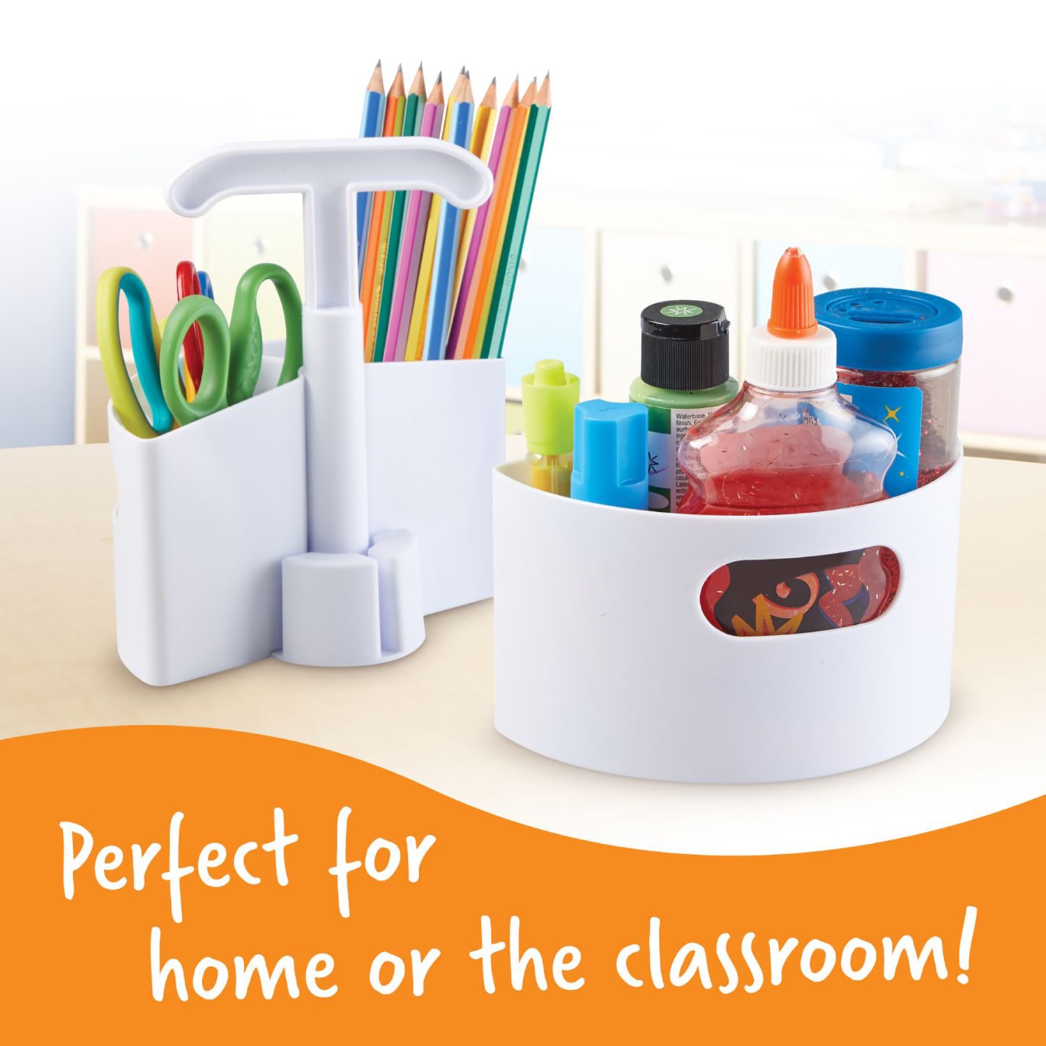 Learning Resources Create-A-Space Mini-Center, White, Pack Of 2 - Image 5