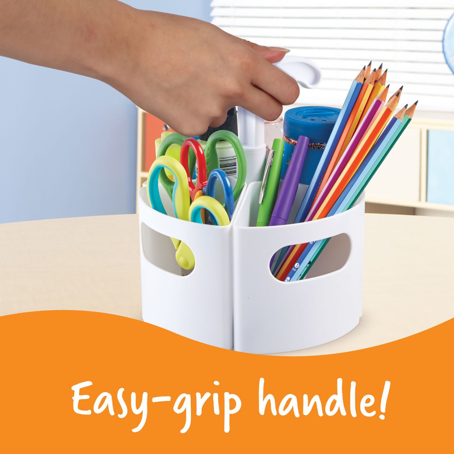 Learning Resources Create-A-Space Mini-Center, White, Pack Of 2 - Image 6