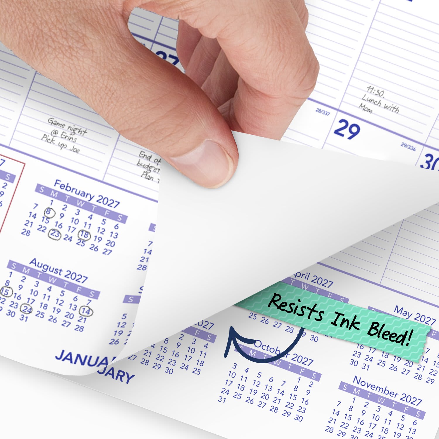 AT-A-GLANCE 2027 Monthly Wall Calendar, Large, 20in x 30in - Image 3