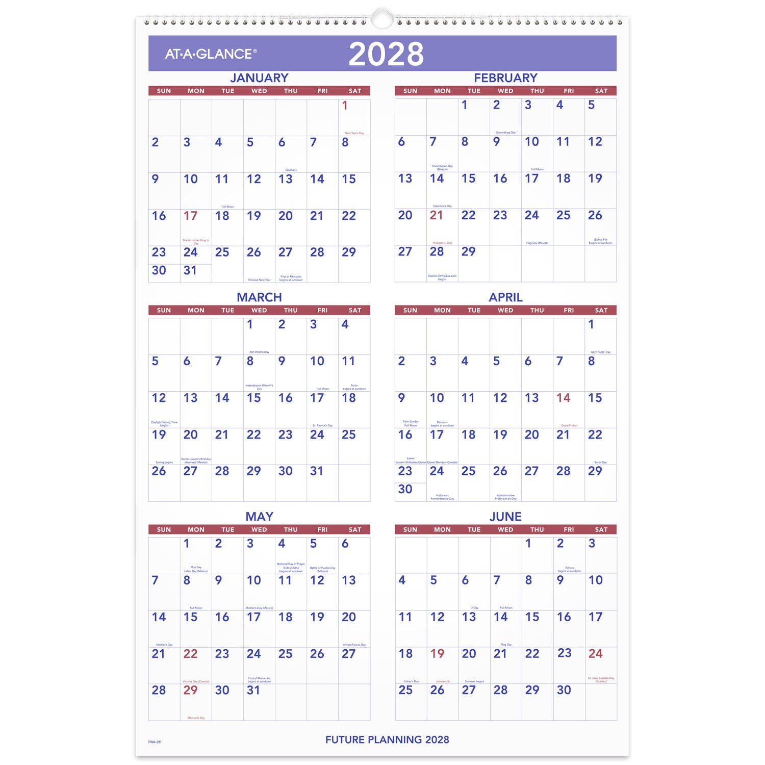 AT-A-GLANCE 2027 Monthly Wall Calendar, Large, 20in x 30in - Image 6