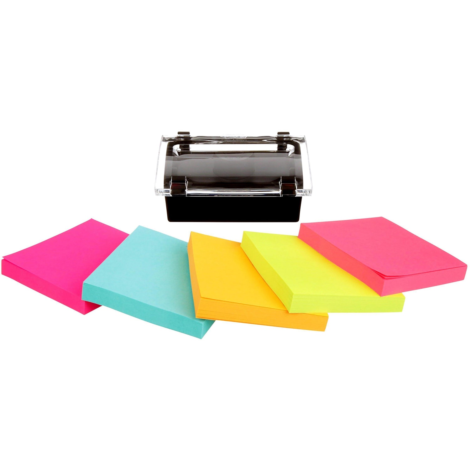 Post-it Super Sticky Pop Up Notes with Black Dispenser, 3 in x 3 in, 12 Pads, 90 Sheets/Pad, 2x the Sticking Power, School and Office Supplies - Image 6