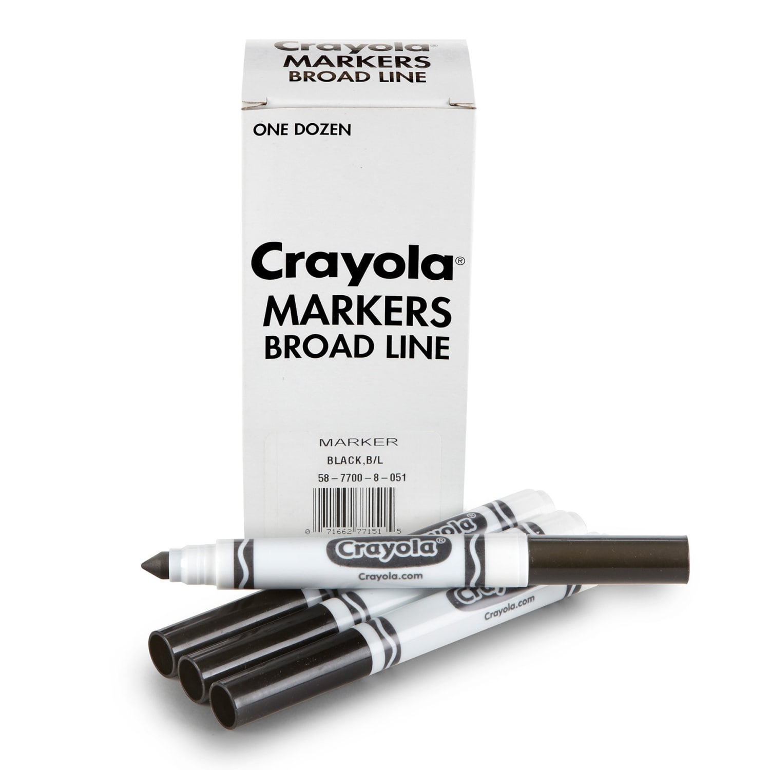 Crayola Bulk Markers, Conical Tip, Black, 12 Per Pack, Set Of 3 Packs - Image 3