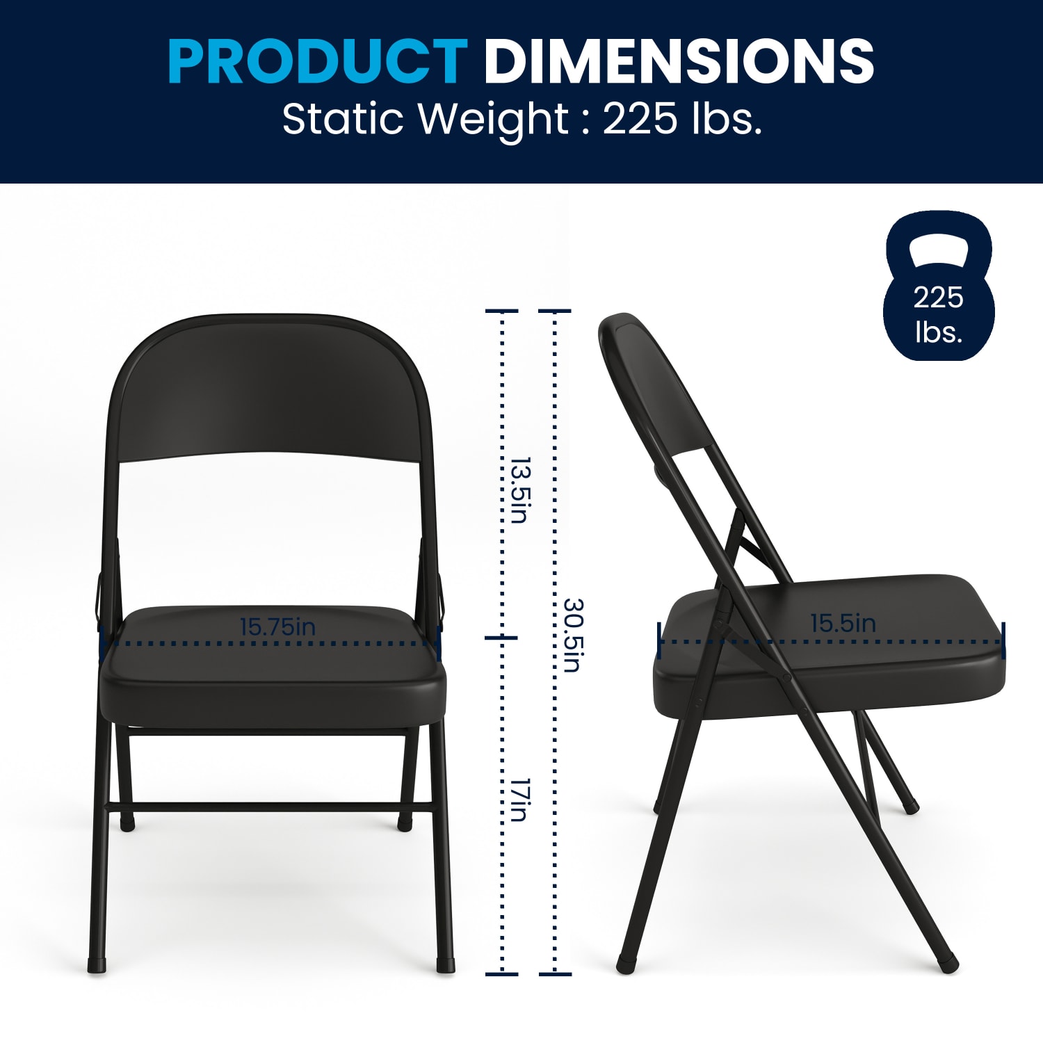 Flash Furniture HERCULES Series Double Braced Metal Folding Chair Black PopularChairscom Flash Furniture HERCULES Series Double Braced Metal Folding Chair Black PopularChairscom