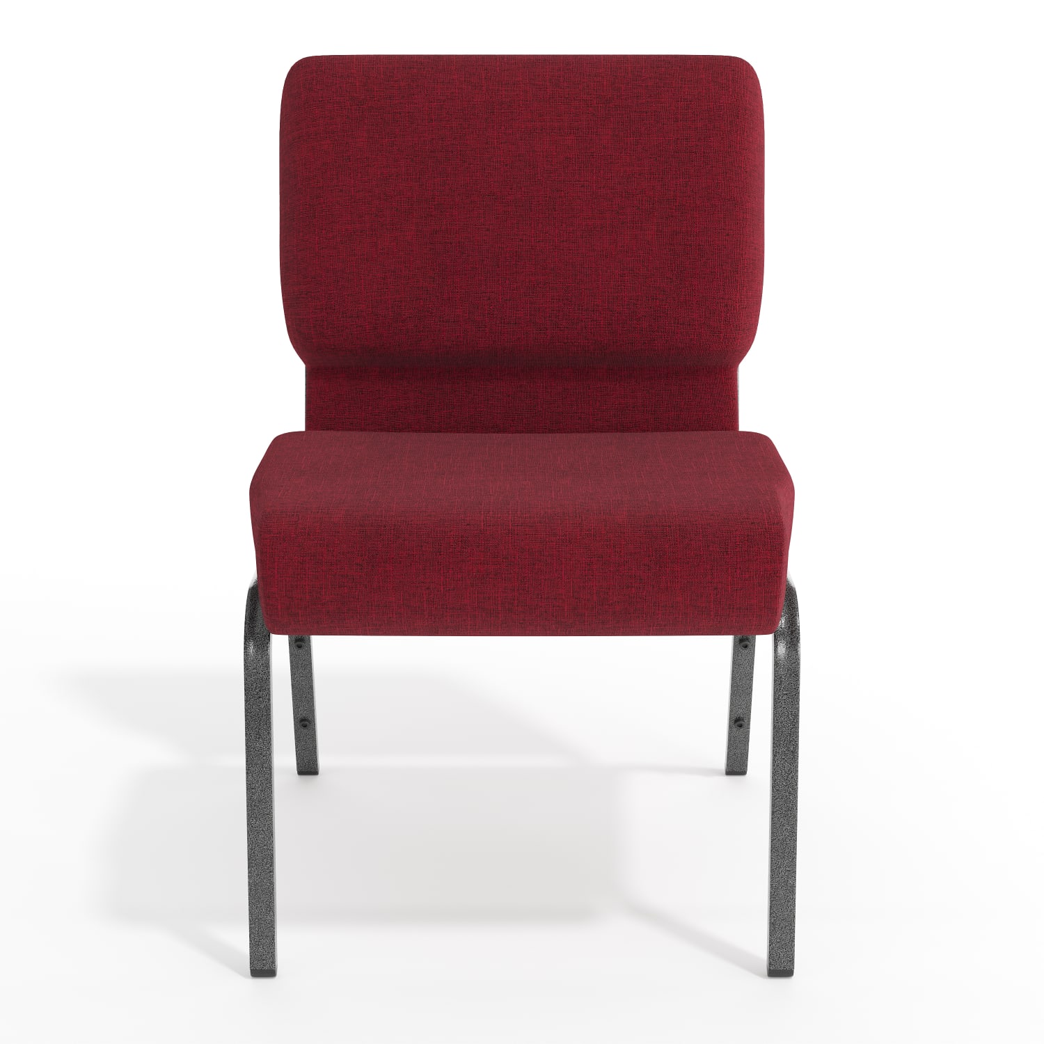 Flash Furniture HERCULES Series 21inW Stackable Church Chair, Crimson/Silvervein - Image 11