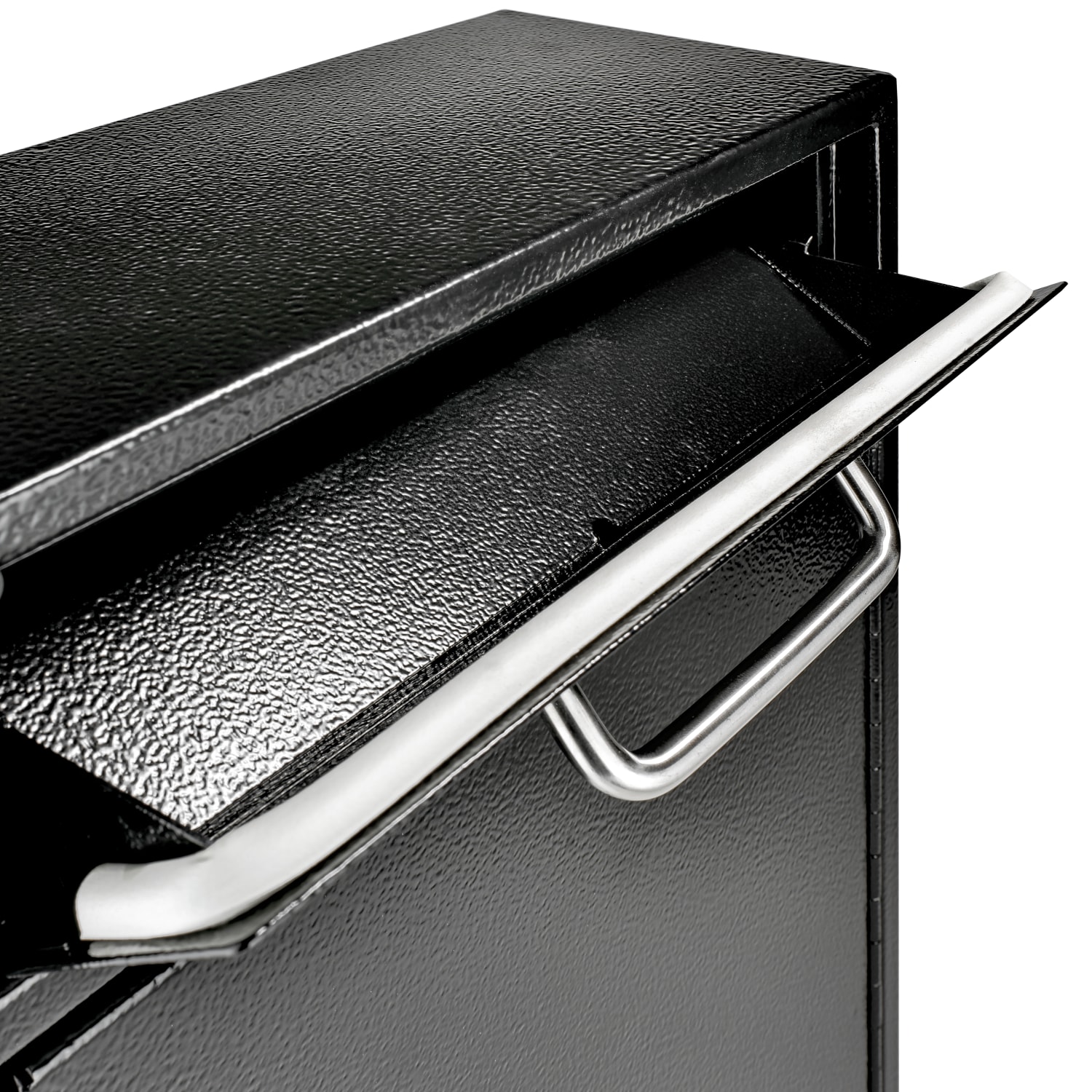 Mail Boss Key Boss High-Security Locking Key Cabinet/Drop Box, 16-1/4inH x 11-1/4inW x 4-3/4inD, Black - Image 6