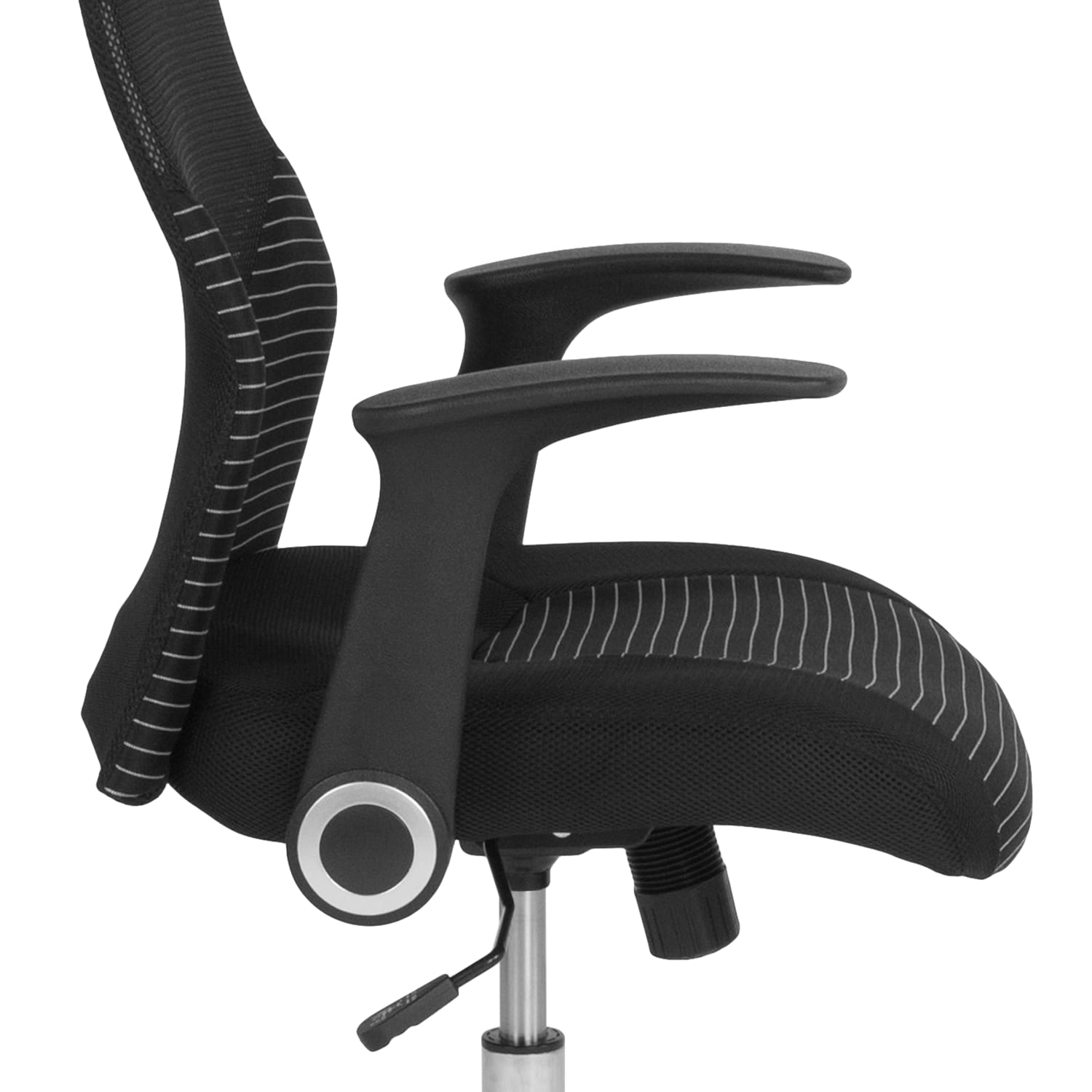 Flash Furniture Milford Ergonomic Mesh High Back Executive Office Chair BlackWhite PopularChairscom