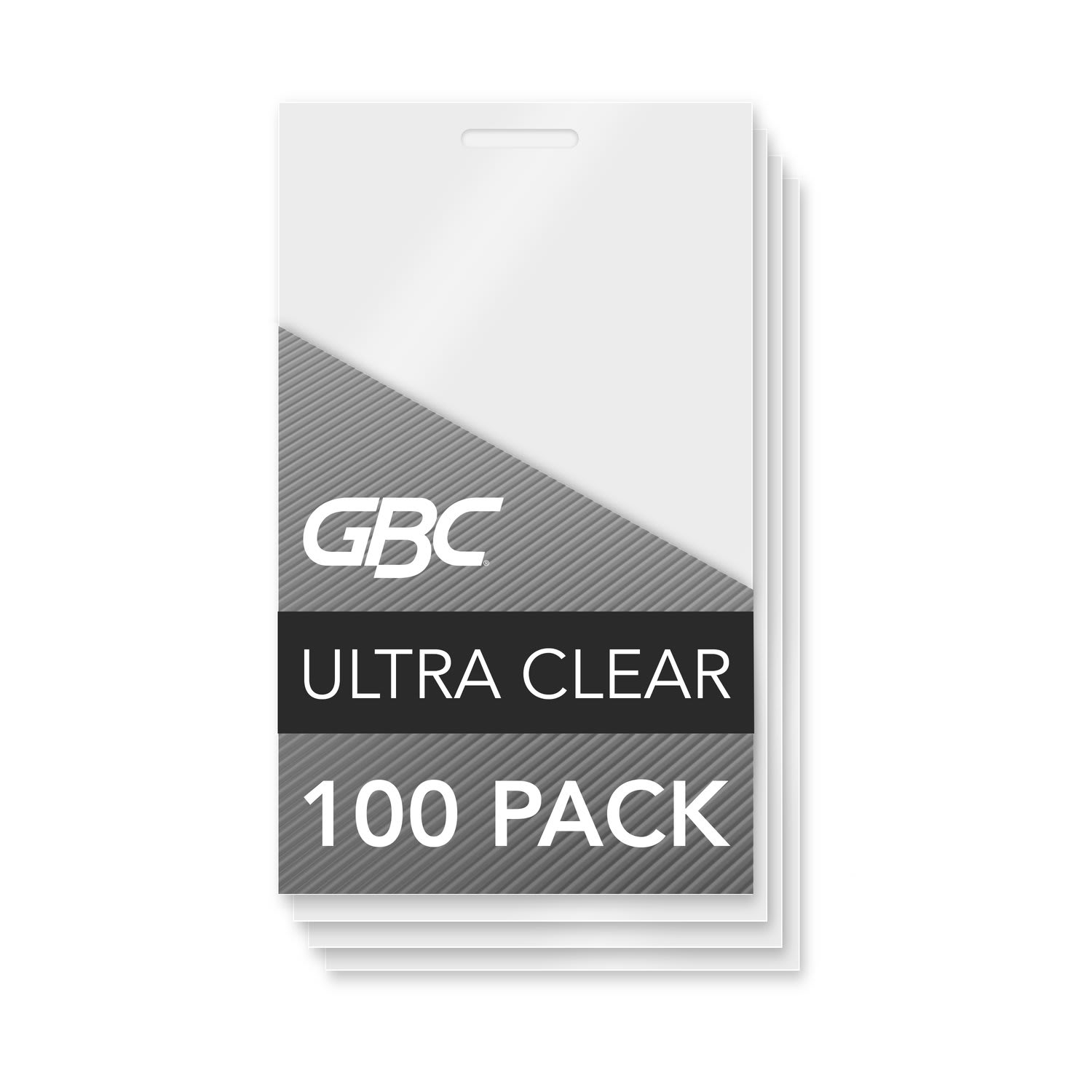 Swingline GBC EZUse Laminating Pouches, Business Card Size, Clear, 100/Pack
