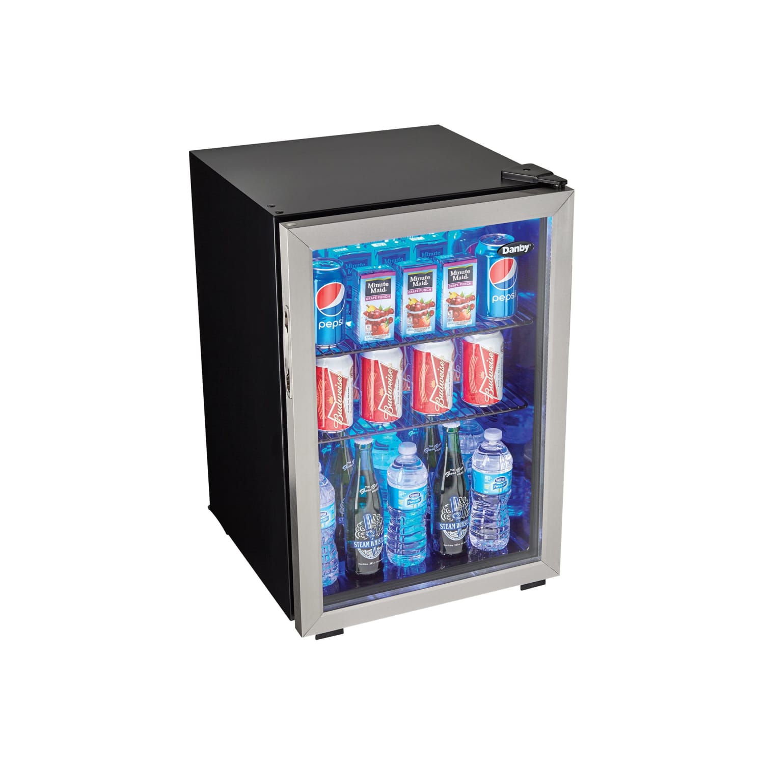 Danby DBC026A1BSSDB - Drinks chiller - width: 17.5 in - depth: 19.7 in - height: 27.1 in - 2.6 cu. ft - stainless steel - Image 4