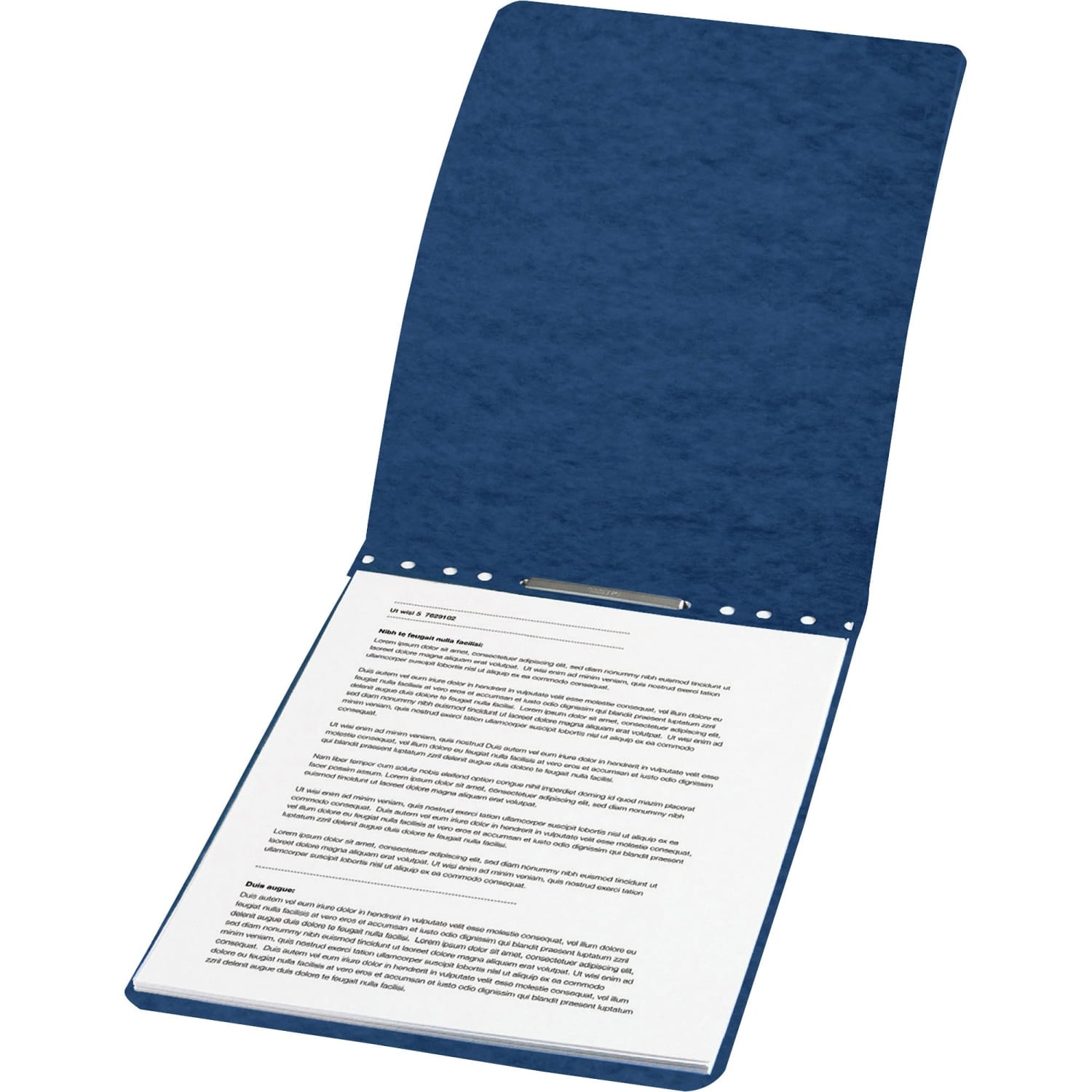 ACCO Presstex Tyvek-Reinforced Top Binding Cover, 8 1/2in x 11in, 60% Recycled, Dark Blue - Image 3