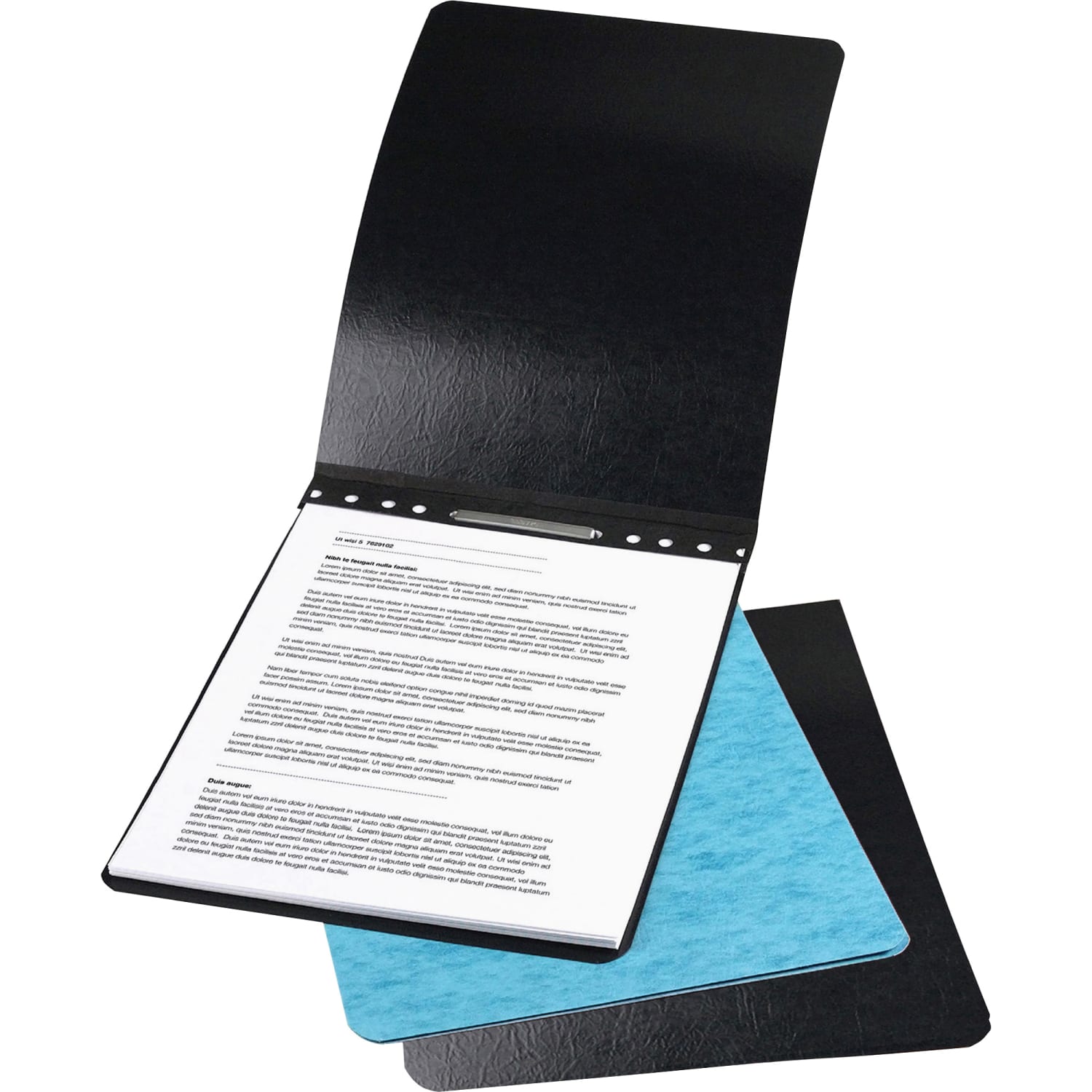 ACCO Presstex Tyvek-Reinforced Top Binding Cover, 8 1/2in x 11in, 60% Recycled, Dark Blue - Image 4