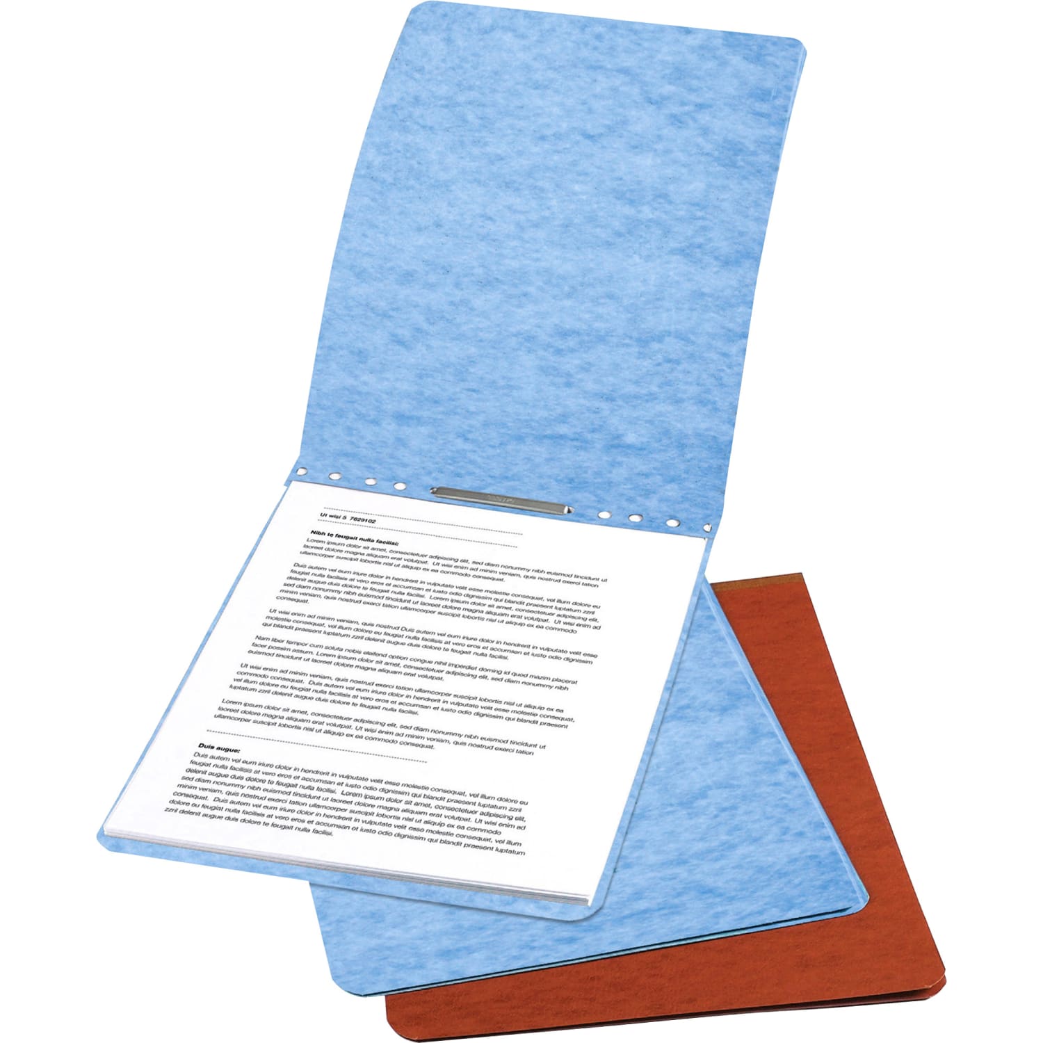 ACCO Presstex Tyvek-Reinforced Top Binding Cover, 8 1/2in x 11in, 60% Recycled, Dark Blue - Image 5