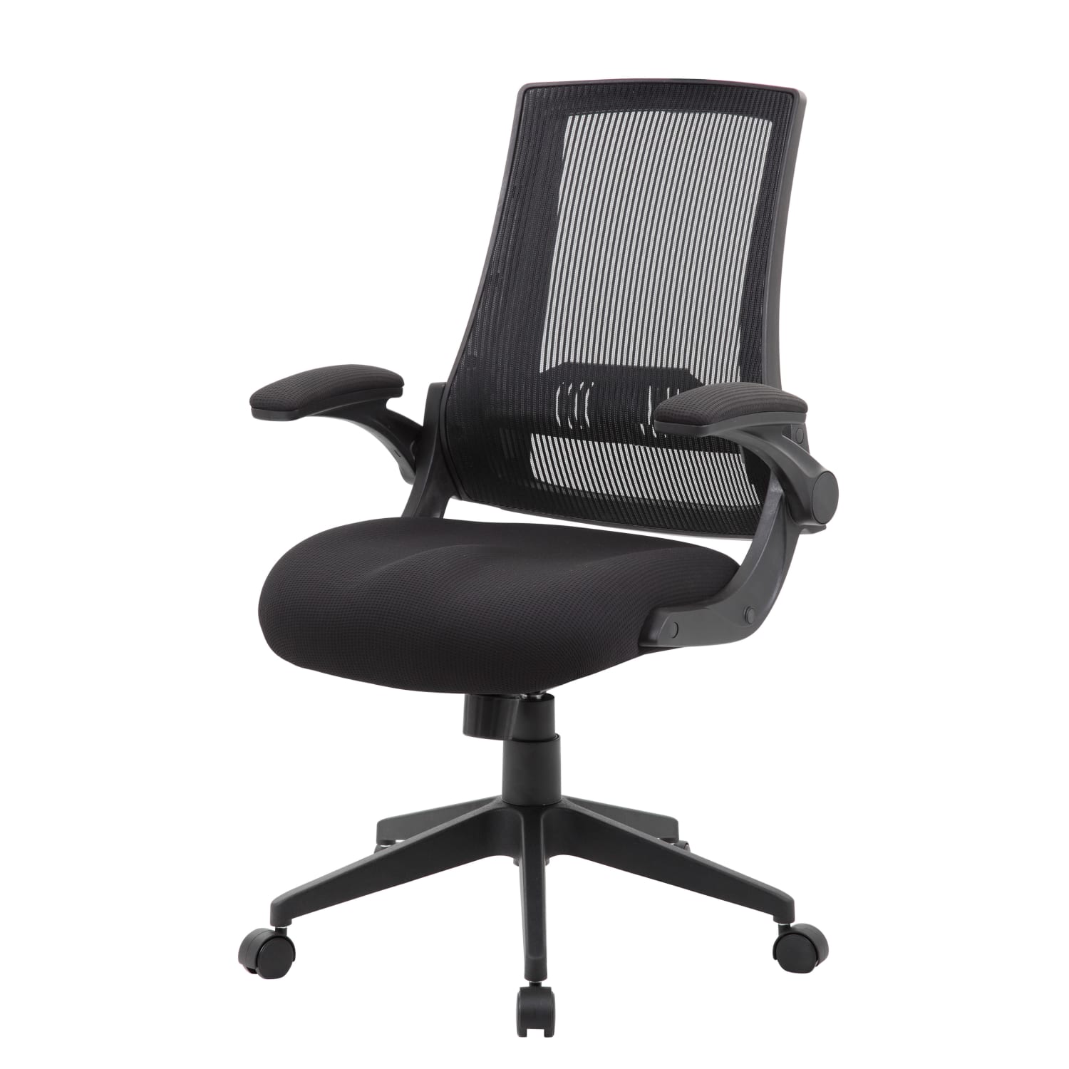 Boss Office Products Adjustable Mesh Task Chair, Black