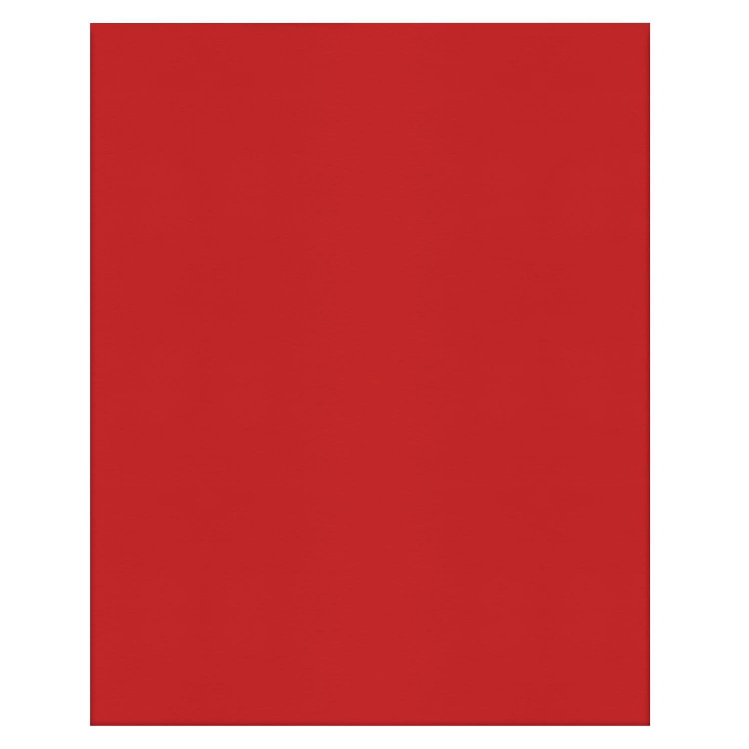 Office Depot Brand 2-Pocket Textured Paper Folders With Prongs, Red, Pack Of 10