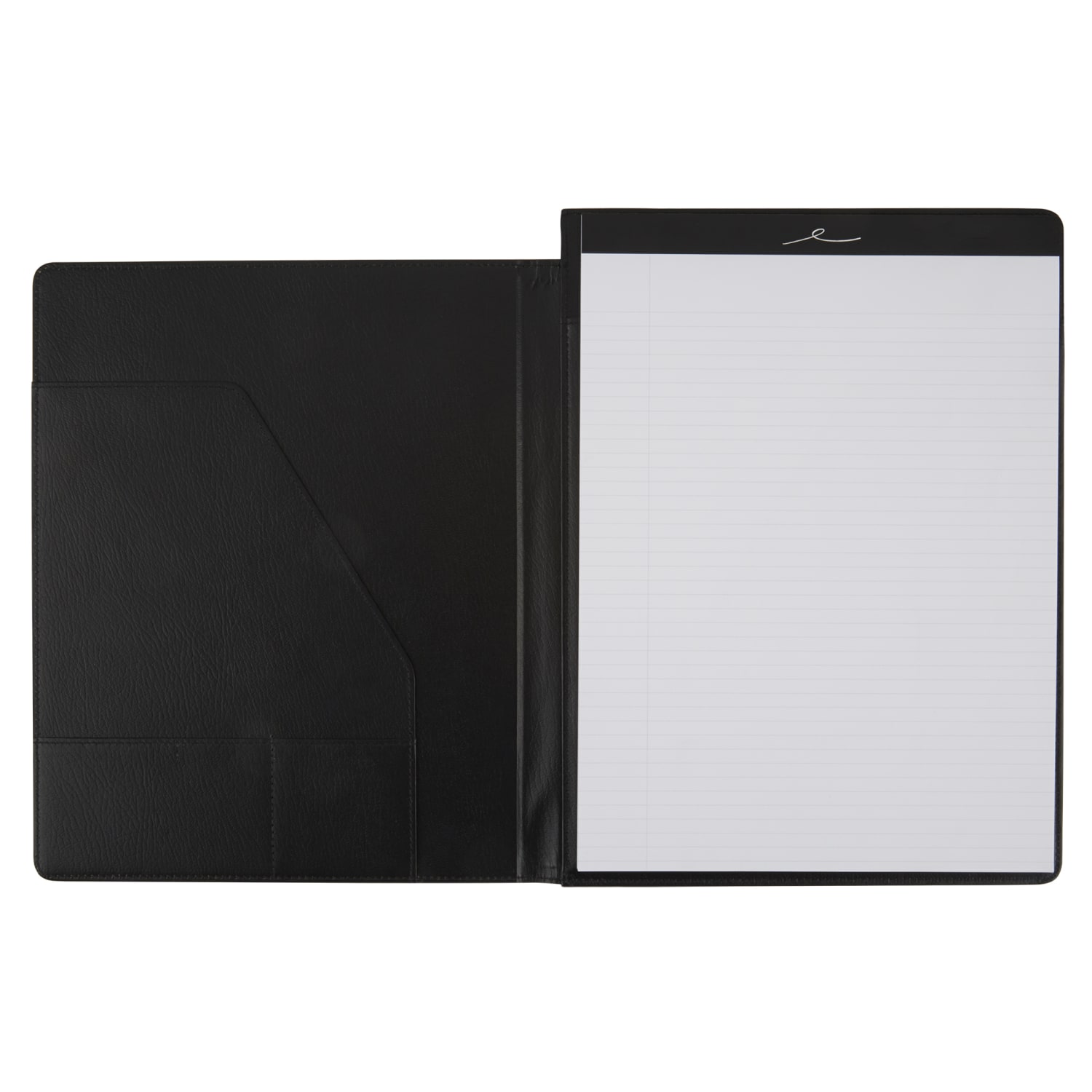 Office Depot Brand Professional Legal Pad With Privacy Cover, 8-1/2in x 11in, Narrow Ruled, White, 100 Pages (50 Sheets), Black - Image 5