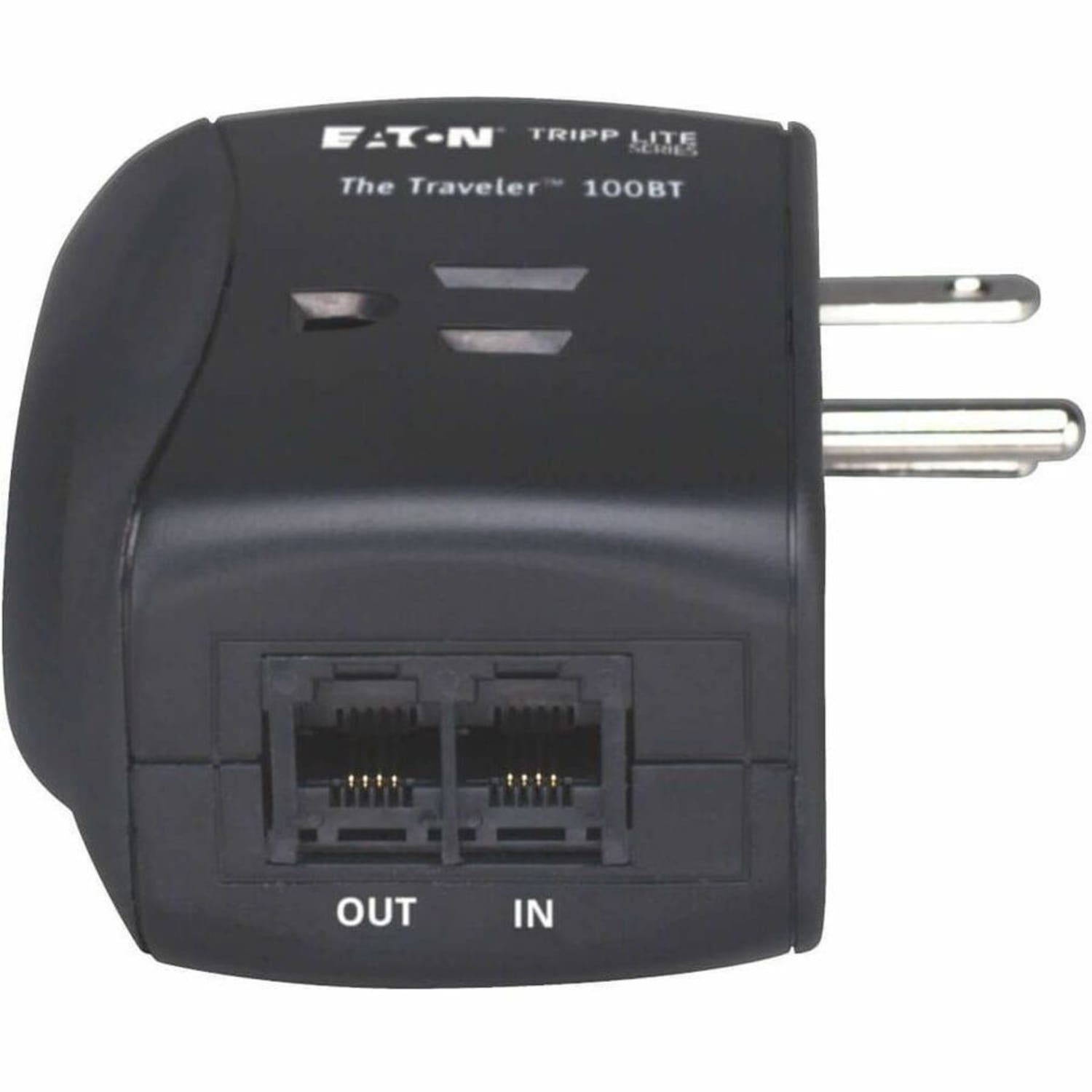 Eaton Tripp Lite Series Notebook Surge Protector Wallmount Direct Plug In 2 Outlet RJ45 - Surge protector - TRAVELER100BT - Image 4