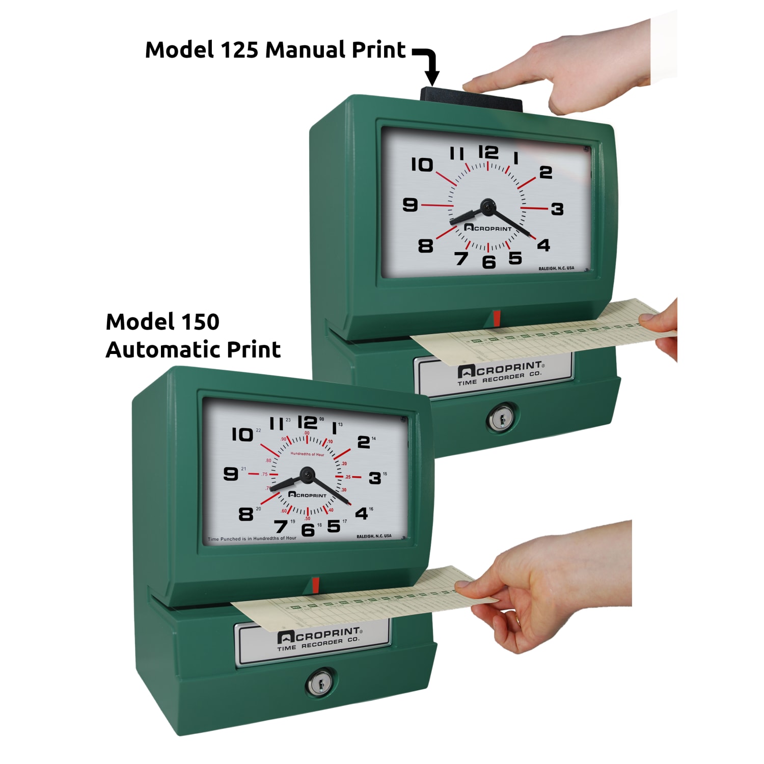 Acroprint 150NR4 Heavy-Duty Time Recorder - Image 3