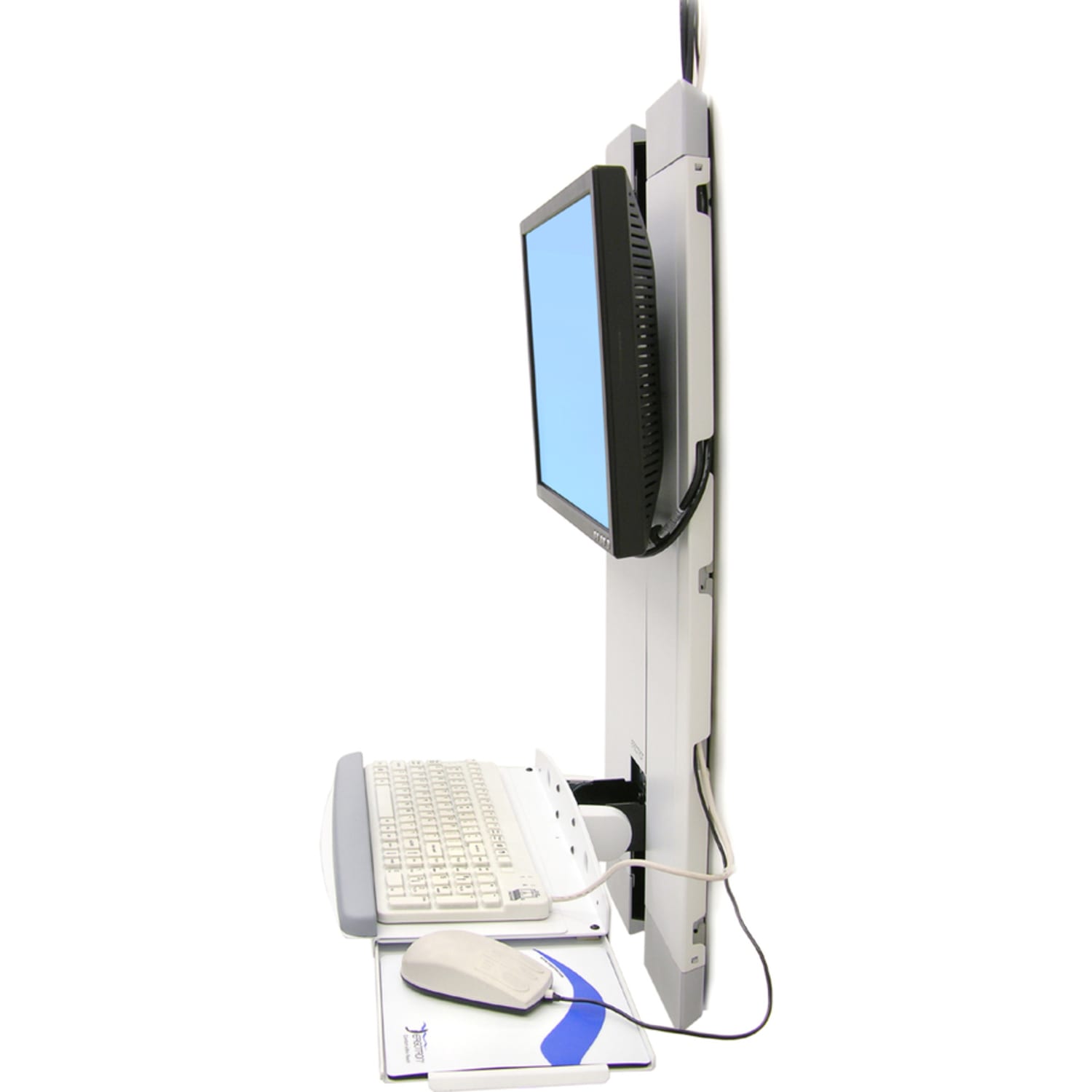 Ergotron StyleView 60-593-216 Lift for Flat Panel Display - White - 24in Screen Support - 30 lb Load Capacity - Steel - Image 3