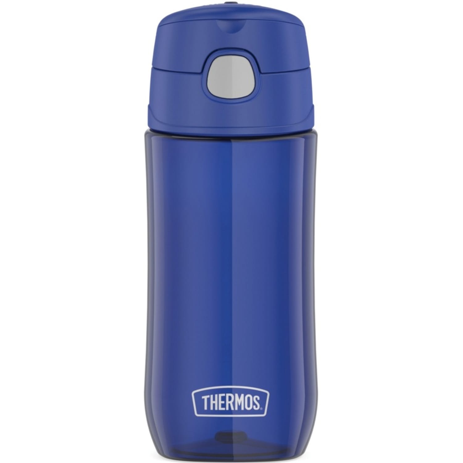 Thermos Kids Plastic Water Bottle with Spout Lid 16Oz - 16 fl oz - Blueberry, Blue - Tritan, Stainless Steel - Image 6