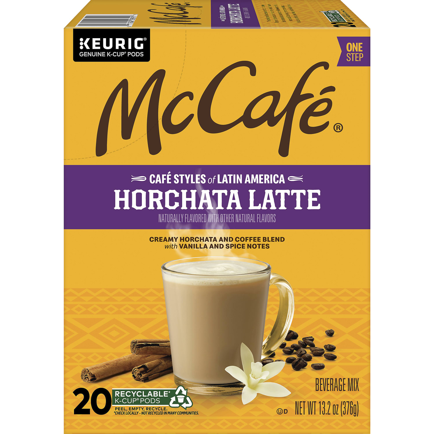 McCafe K-Cup Horchata Latte Medium Roast K-Cups, Box Of 20 K-Cups - Image 4