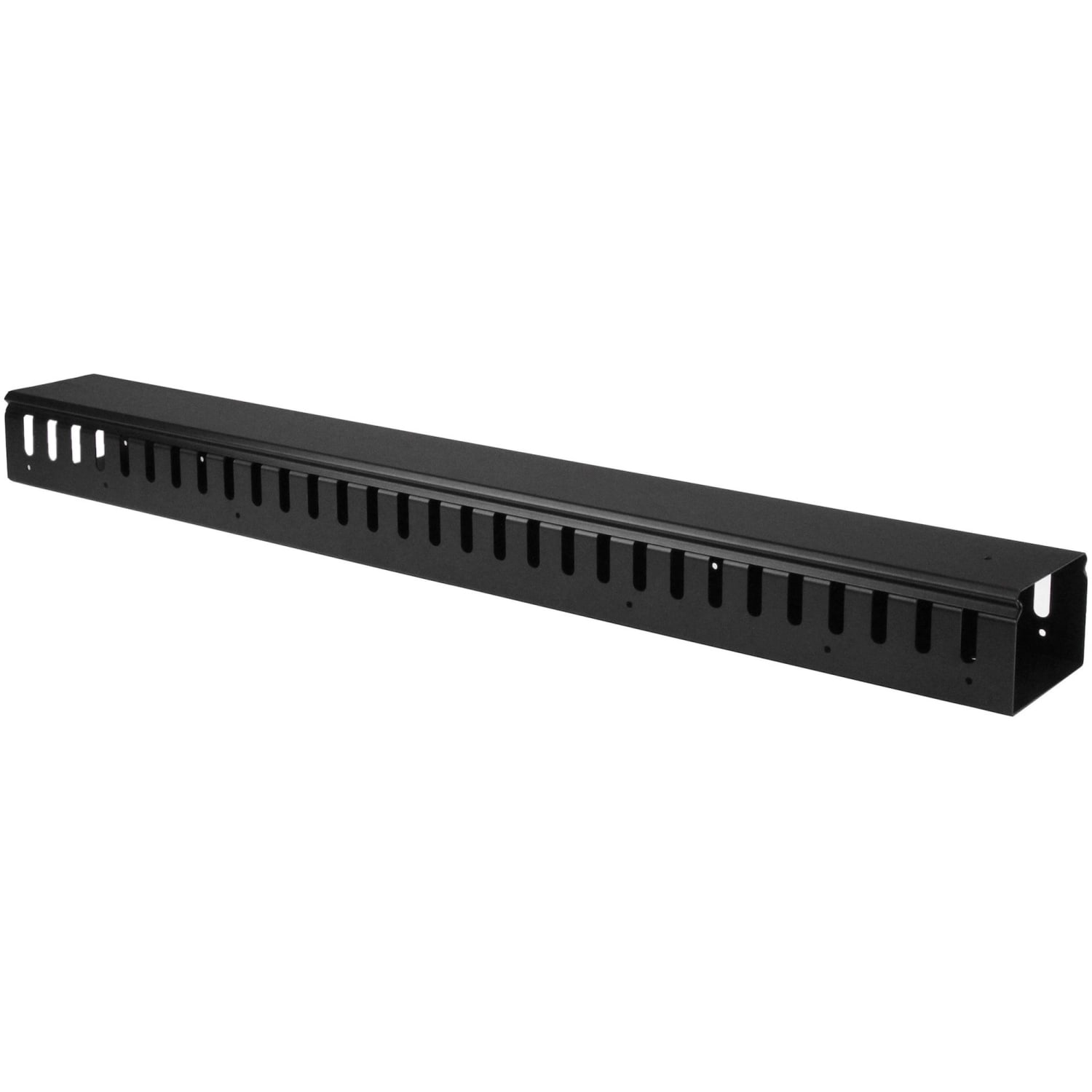 StarTech.com Vertical Cable Organizer with Finger Ducts - Vertical Cable Management Panel - Rack-Mount Cable Raceway - CMVER20UF