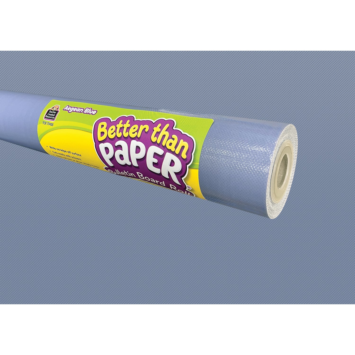 Teacher Created Resources Better Than Paper Bulletin Board Rolls, 4ft x 12ft, Aegean Blue, Set Of 4 Rolls - Image 3