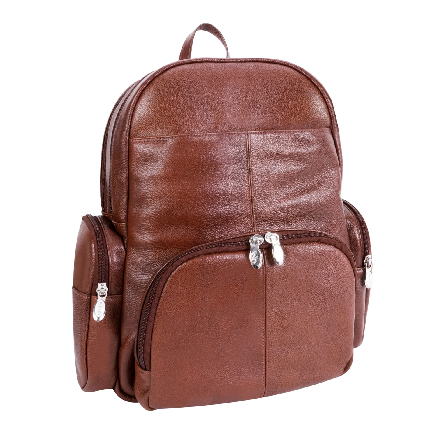 McKlein S-Series Cumberland Backpack With 15in Laptop Pocket, Brown