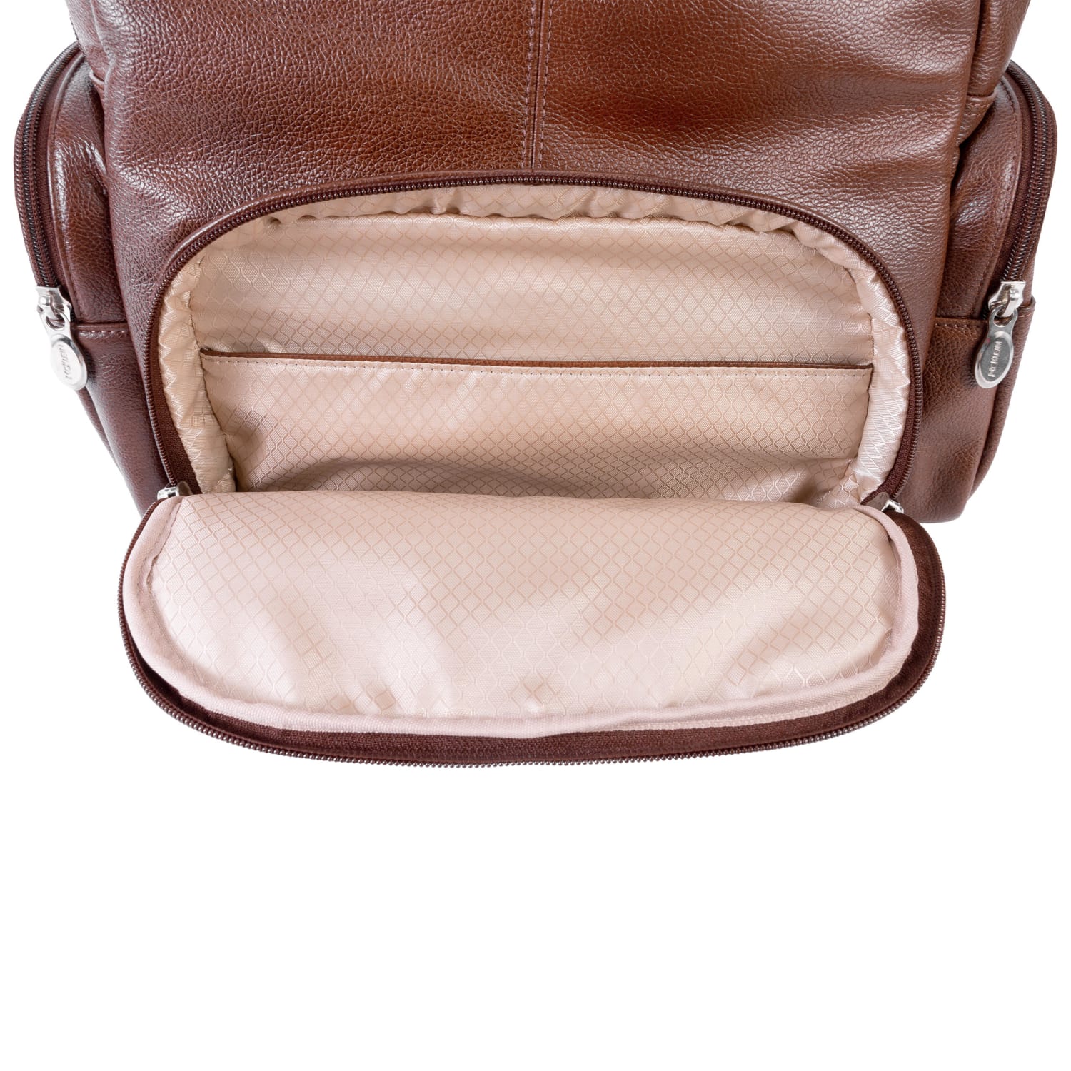McKlein S-Series Cumberland Backpack With 15in Laptop Pocket, Brown - Image 5