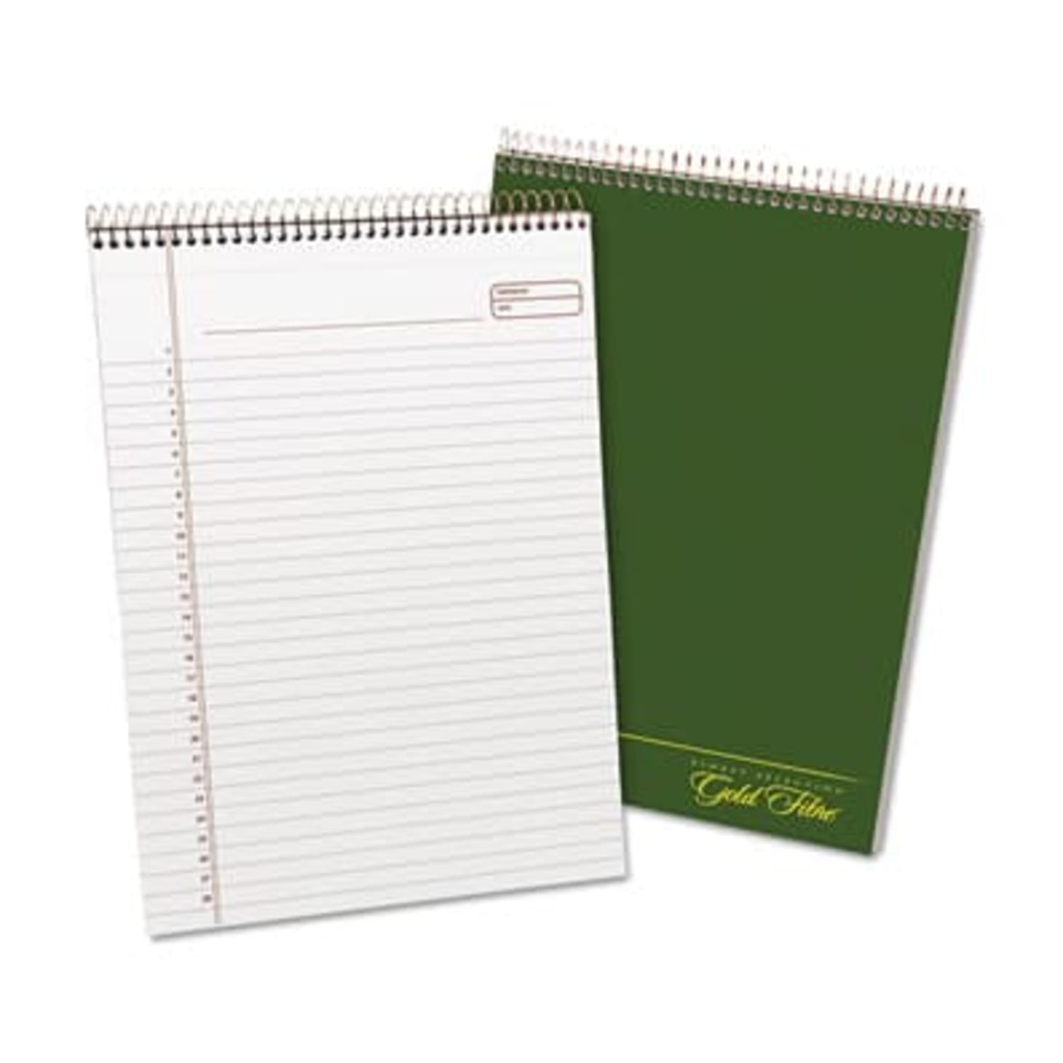 Ampad Gold Fibre Classic Wirebound Legal Pads - 70 Sheets - Wire Bound - 0.34in Ruled - 20 lb Basis Weight - 20811