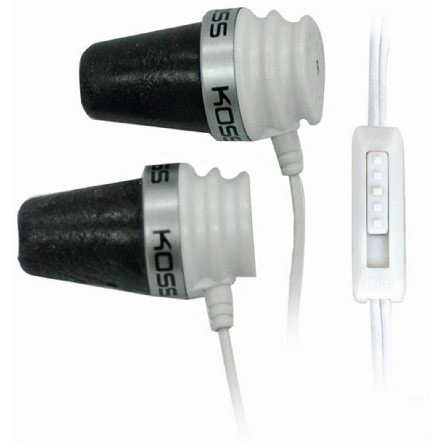 Koss Pathfinder Stereo Earphone - Wired Connectivity - Stereo - Earbud - Black, White - Image 3