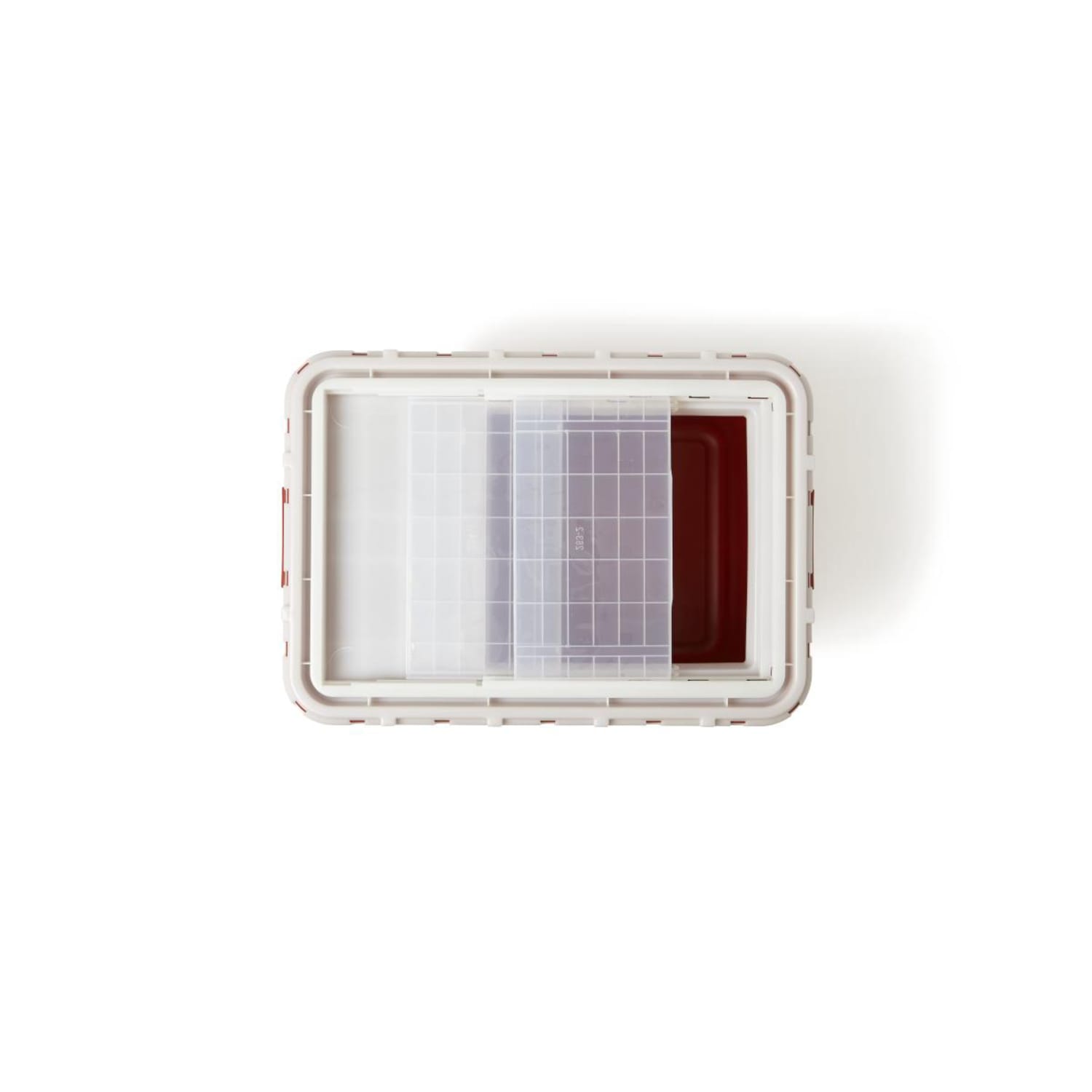 Medline Biohazard Containers, Slide Lid, 8 Gallons, Red, Pack Of 10 - Image 3