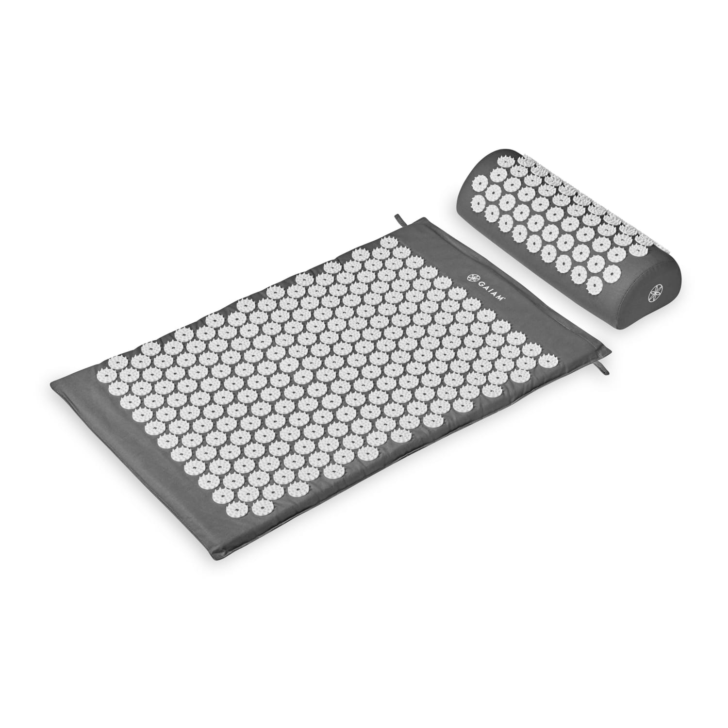 Gaiam Acupressure Mat With Pillow, 30inH x 16inW x 1inD, Gray - Image 3