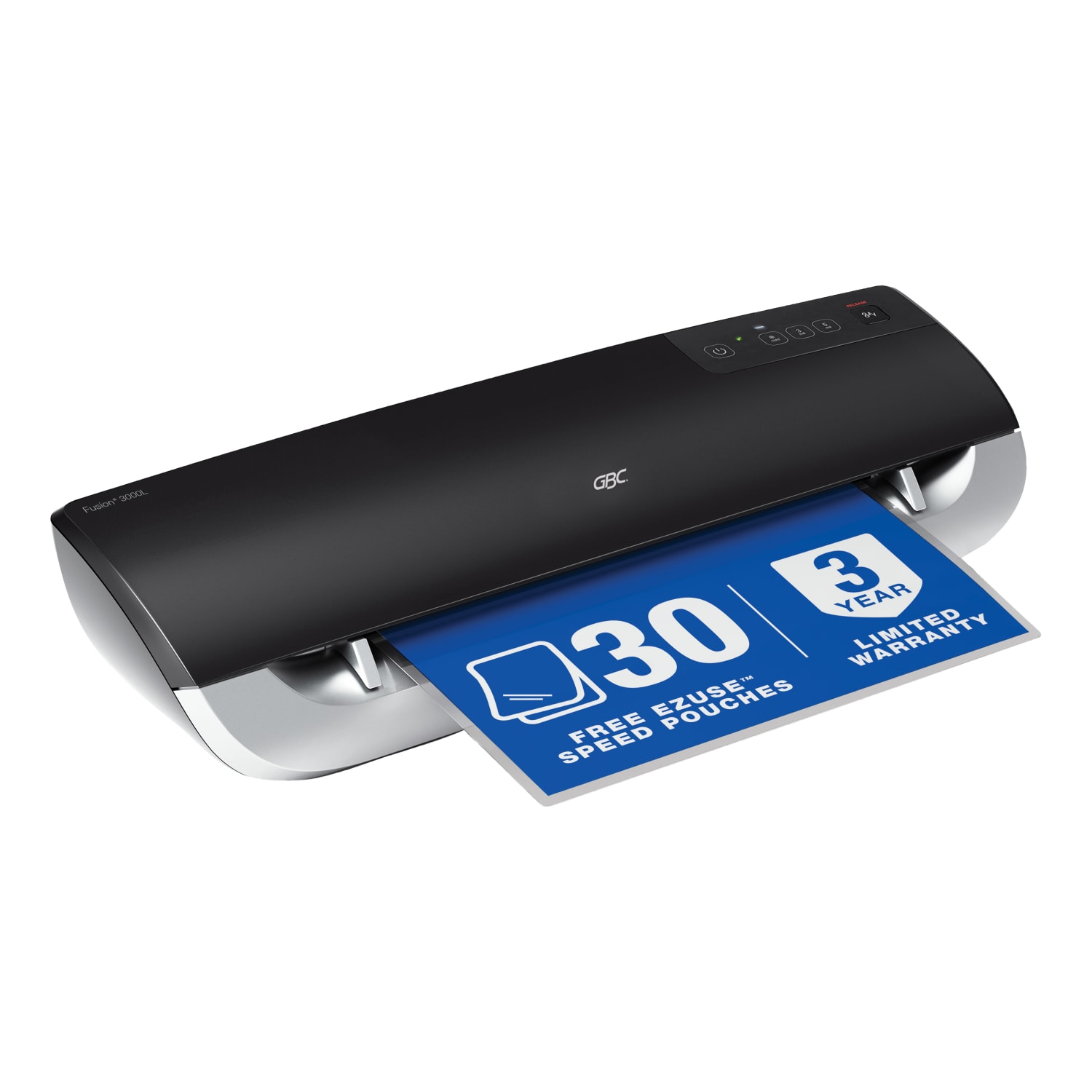 GBC Fusion 3000L 12in Laminator With 30 EZUse Pouches - Image 3