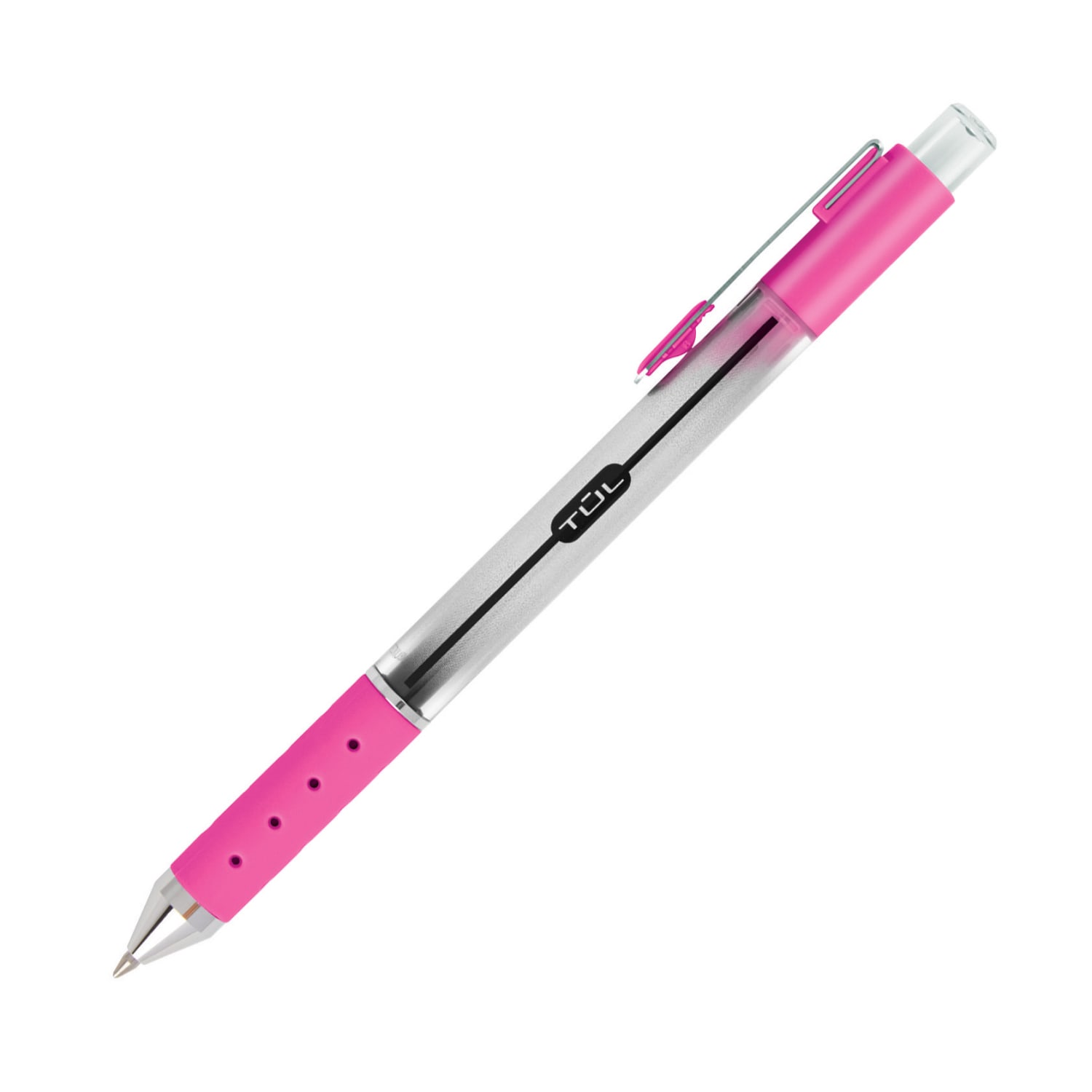 TUL Retractable Gel Pens Needle Point 05 mm Gray Barrel Assorted Bright Ink Colors Pack Of 8 PopularChairscom