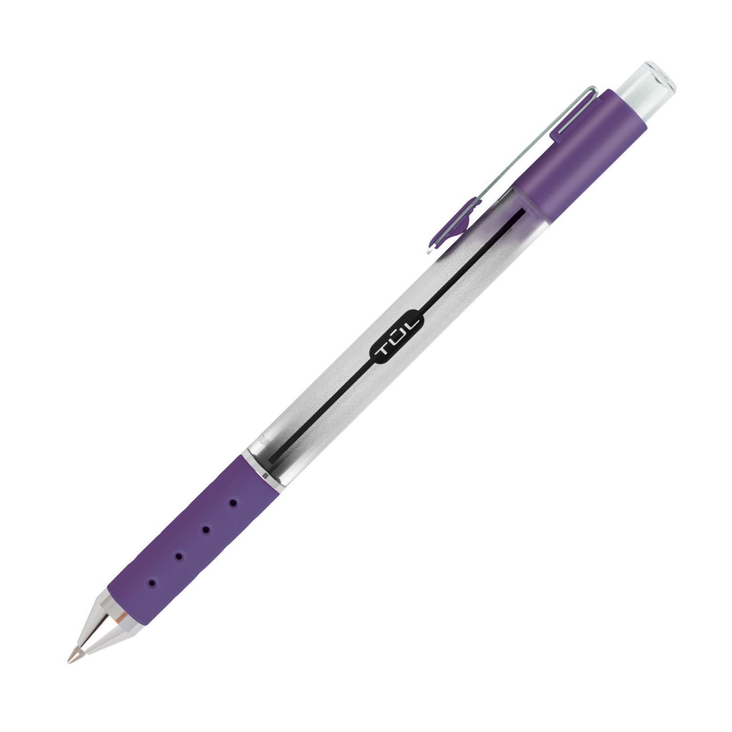 TUL Retractable Gel Pens Needle Point 05 mm Gray Barrel Assorted Bright Ink Colors Pack Of 8 PopularChairscom