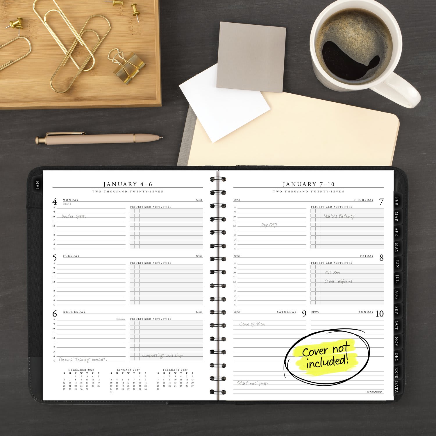 AT-A-GLANCE Executive 2027 Weekly Monthly Appointment Book Refill, Medium, 6 1/2in x 8 3/4in - Image 3
