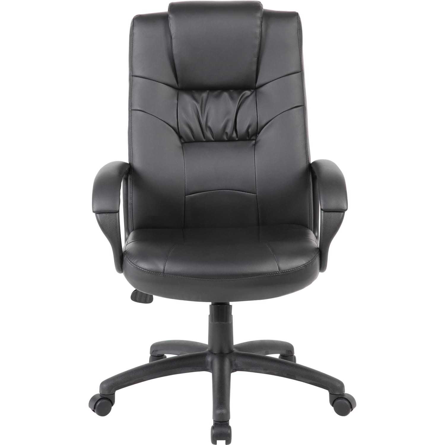Boss Office Products Silhouette Ergonomic Bonded Leather HighBack Chair Black PopularChairscom Boss Office Products Silhouette Ergonomic Bonded Leather High Back Chair Black PopularChairscom