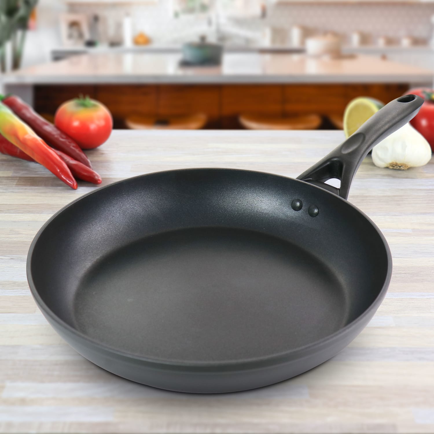 Oster Non-Stick Aluminum Frying Pan, 10in, Black - Image 4