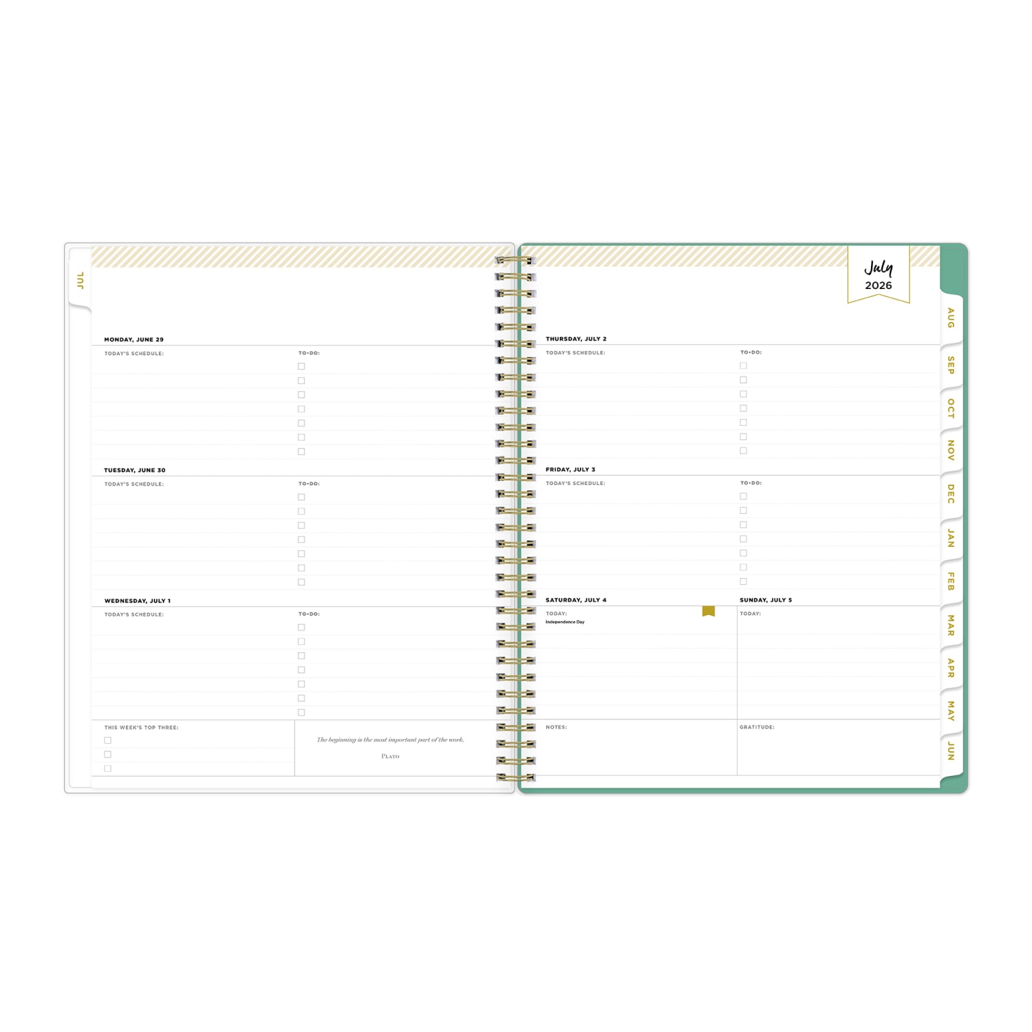Planning Calendar DD Palms Frosted PP 8.5x11 AY26-27 W/M - Image 3