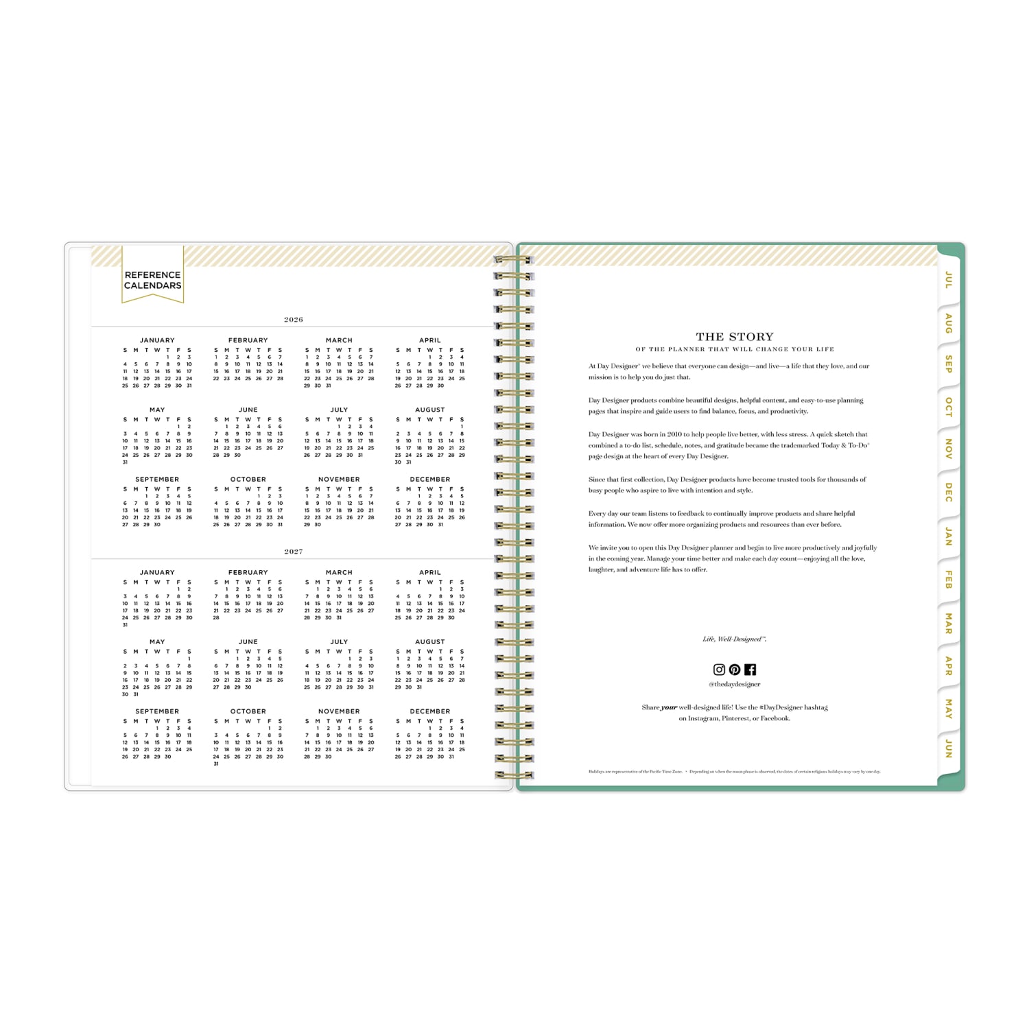 Planning Calendar DD Palms Frosted PP 8.5x11 AY26-27 W/M - Image 6