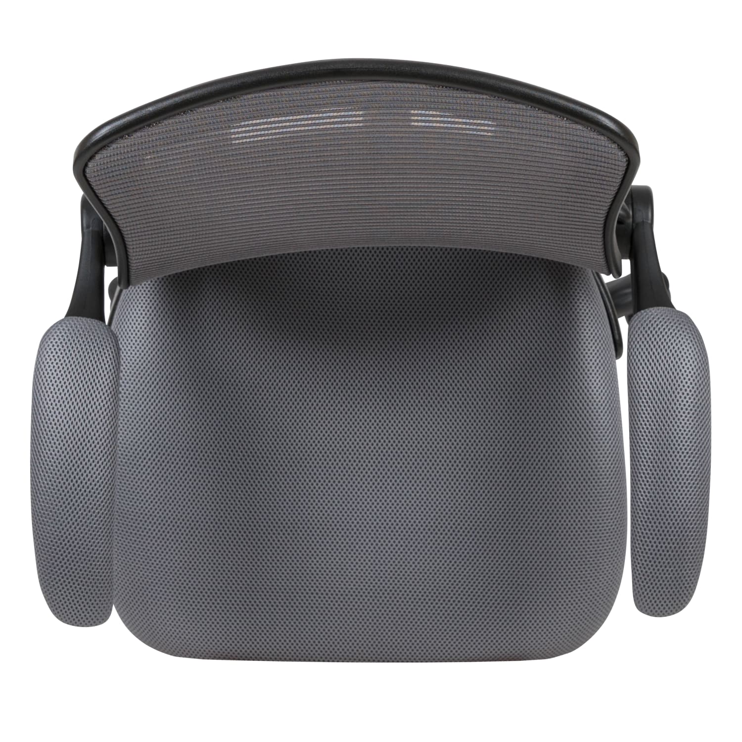 Flash Furniture Mid Back Mesh Ergonomic Drafting Chair with Adjustable Foot Ring and Flip Up Arms Dark Gray PopularChairscom