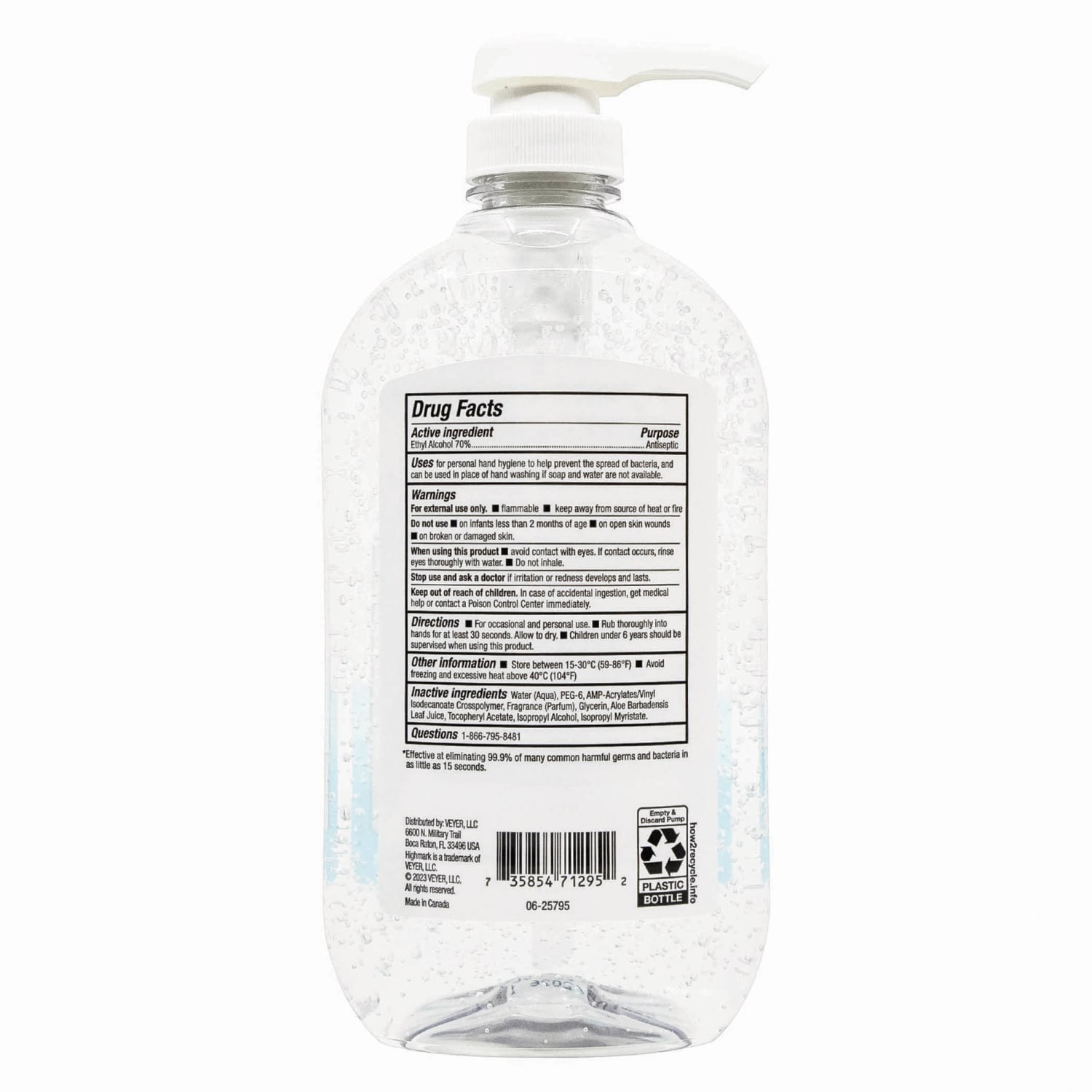 Highmark Original Hand Sanitizer, Fresh Scent, 32 Oz, Clear - Image 4