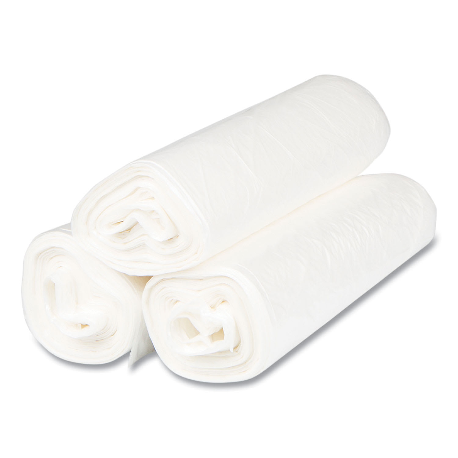 Inteplast Group High-Density Commercial Can Liners, 16 gal, 6 mic, 24in x 33in, Natural, Interleaved Roll, 50 Bags/Roll, 20 Rolls/Carton - Image 5