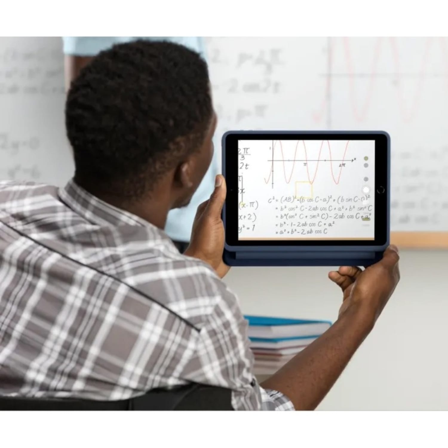 Logitech Rugged Combo 3 Rugged Keyboard/Cover Case Apple iPad (8th Gen), iPad (7th Gen) Tablet, Blue - Image 6