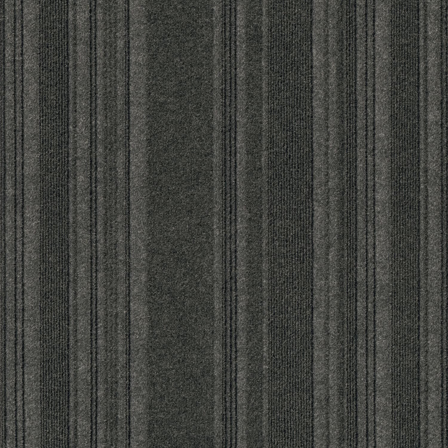 Foss Floors Couture Peel & Stick Carpet Tiles, 24in x 24in, Black Ice, Set Of 15 Tiles