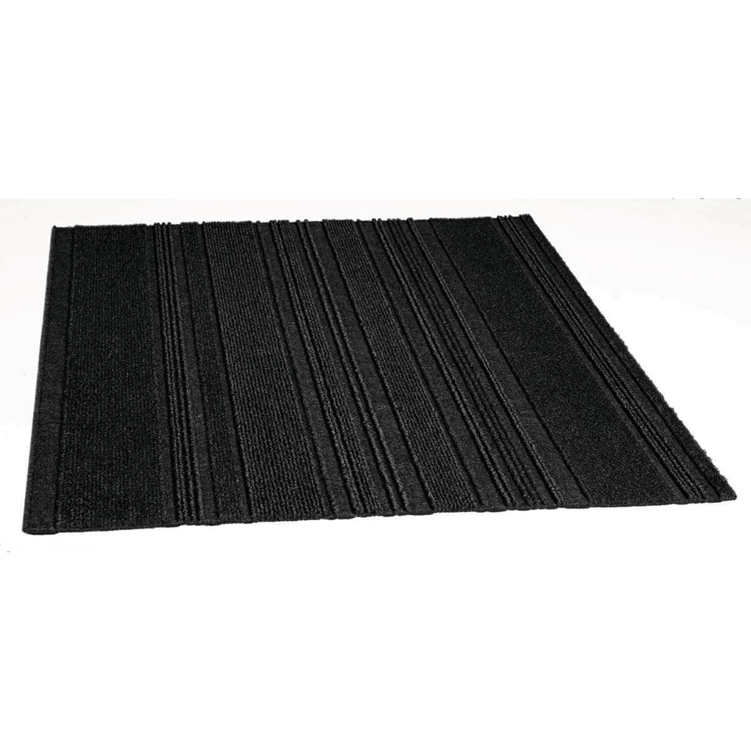 Foss Floors Couture Peel & Stick Carpet Tiles, 24in x 24in, Black Ice, Set Of 15 Tiles - Image 4