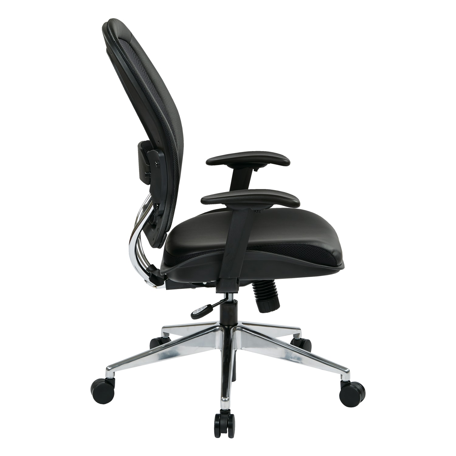 Office Star Space Seating Ergonomic Mesh High-Back Chair, Black/Silver - Image 4
